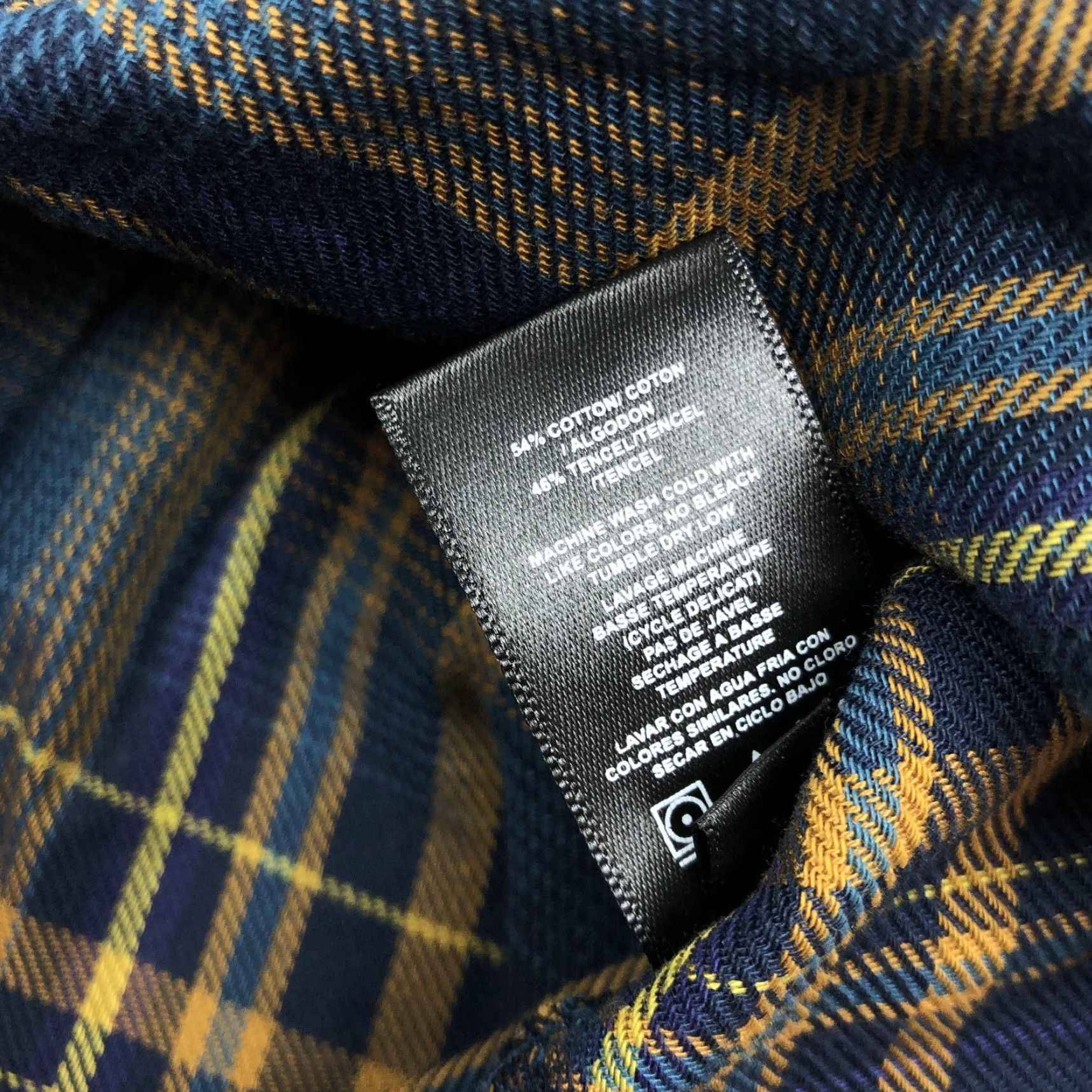 Vintage KUHL Plaid Flannel Button-Up Shirt Long Sleeve XL Men Cotton Blend Blue Gold Size US XL / EU 56 / 4 - 7 Thumbnail