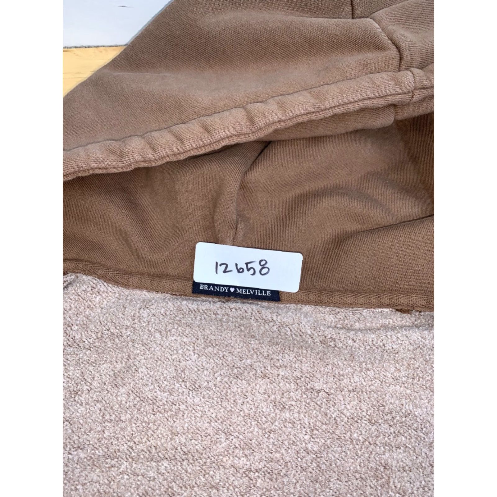 Brandy Melville Brandy Melville Jacket Womens One Size Blue Hooded Zip Cotton Size ONE SIZE - 2 Thumbnail