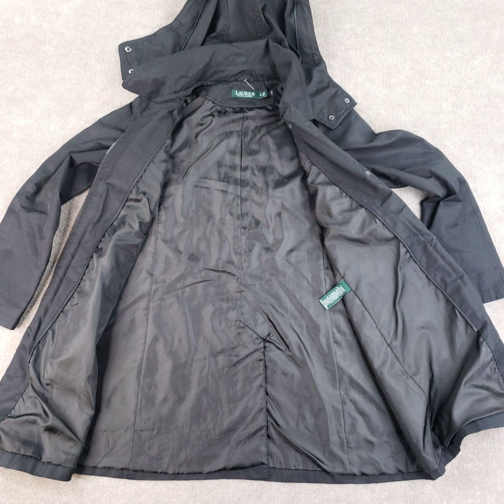 Ralph Lauren Lauren Ralph Lauren Jacket Womens Medium Black Casual 3-in-1 Full Zip Hooded Size M / US 6-8 / IT 42-44 - 6 Thumbnail