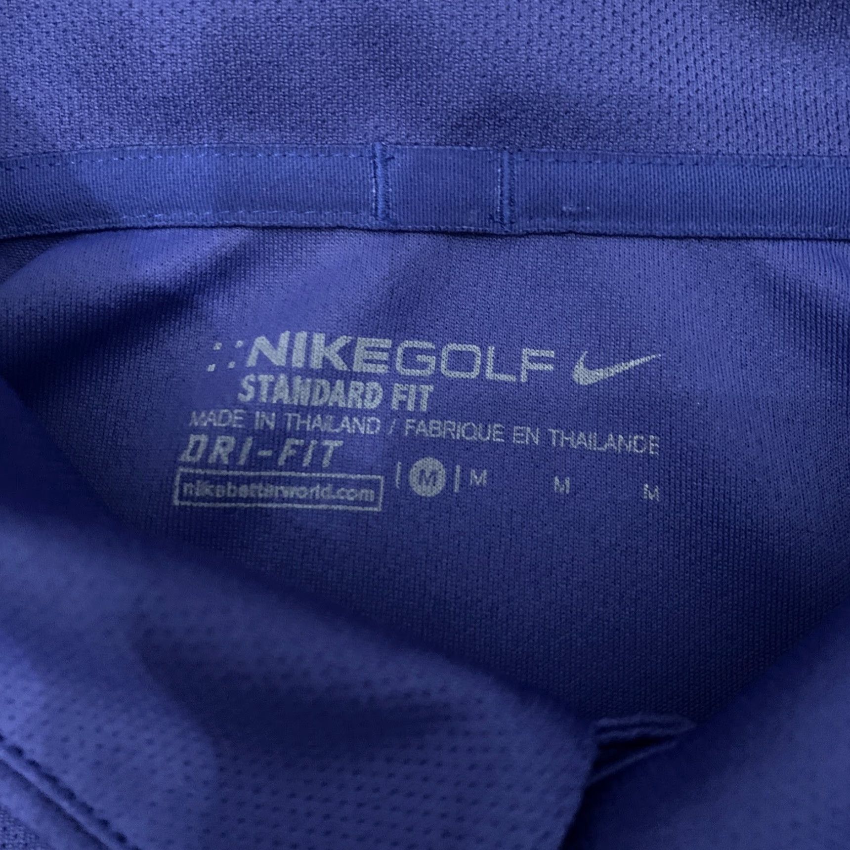 Nike NIKE GOLF Dri Fit Standard Fit White Swoosh Polo SHIRT Mens M Size US M / EU 48-50 / 2 - 2 Thumbnail