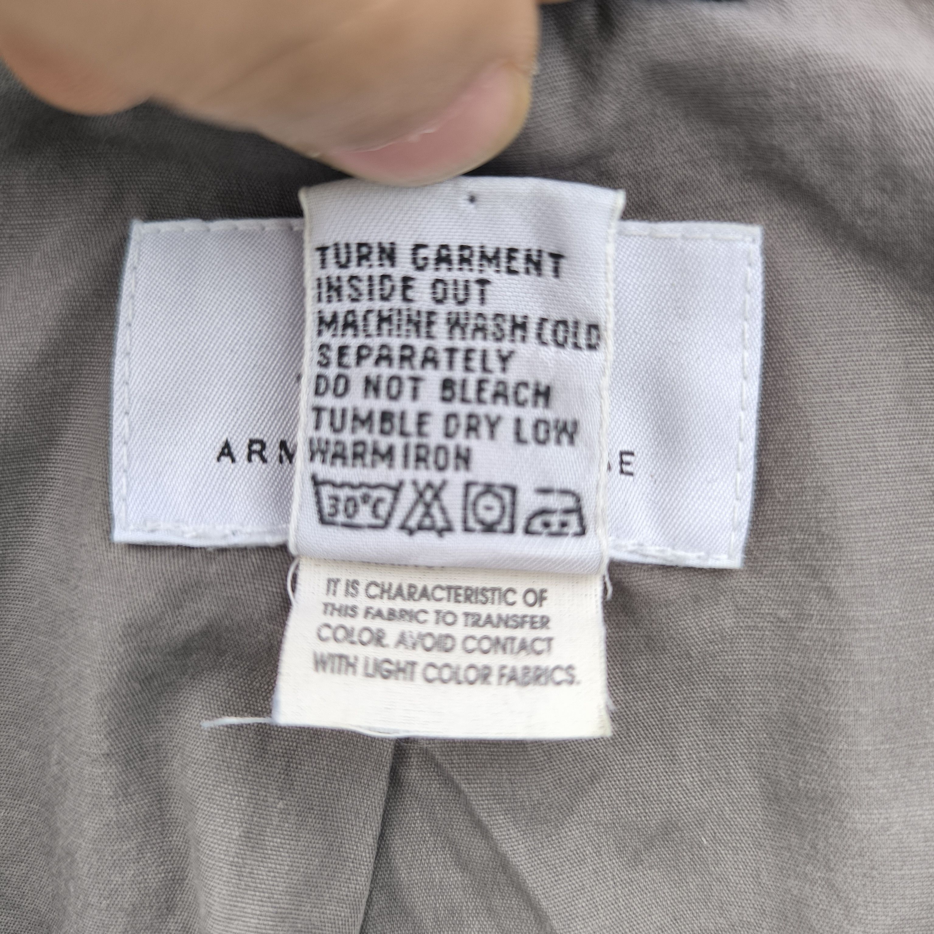 Armani Exchange Vtg denim jacket armani exchange Size US S / EU 44-46 / 1 - 8 Thumbnail