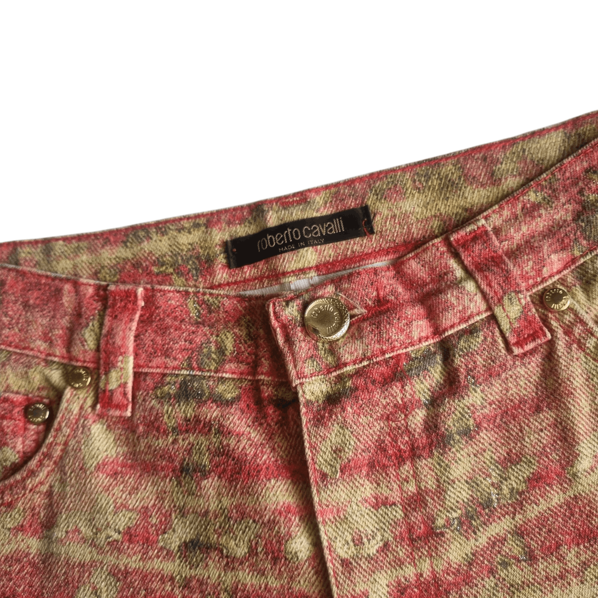 Roberto Cavalli Roberto Cavalli tartan jeans Size 26" / US 2 / IT 38 - 3 Thumbnail