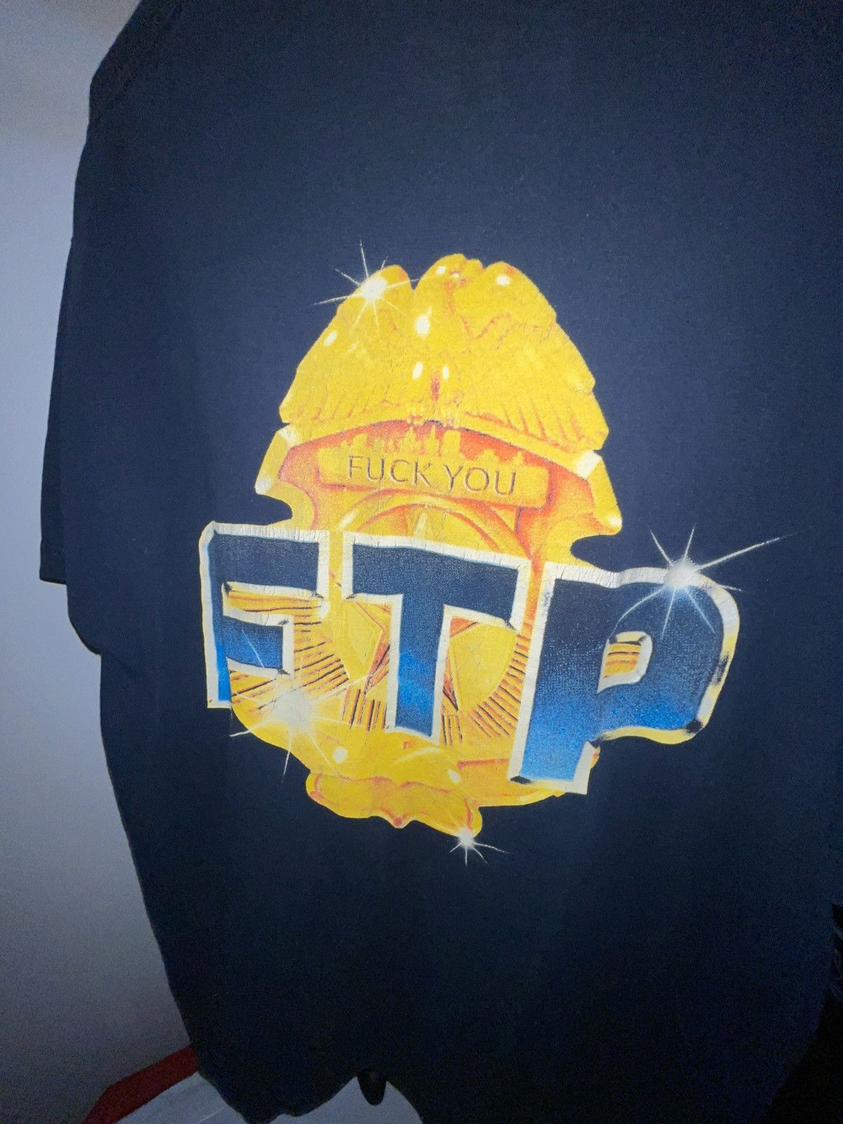 Fuck The Population FTP Badge Logo tee Size US L / EU 52-54 / 3 - 3 Thumbnail