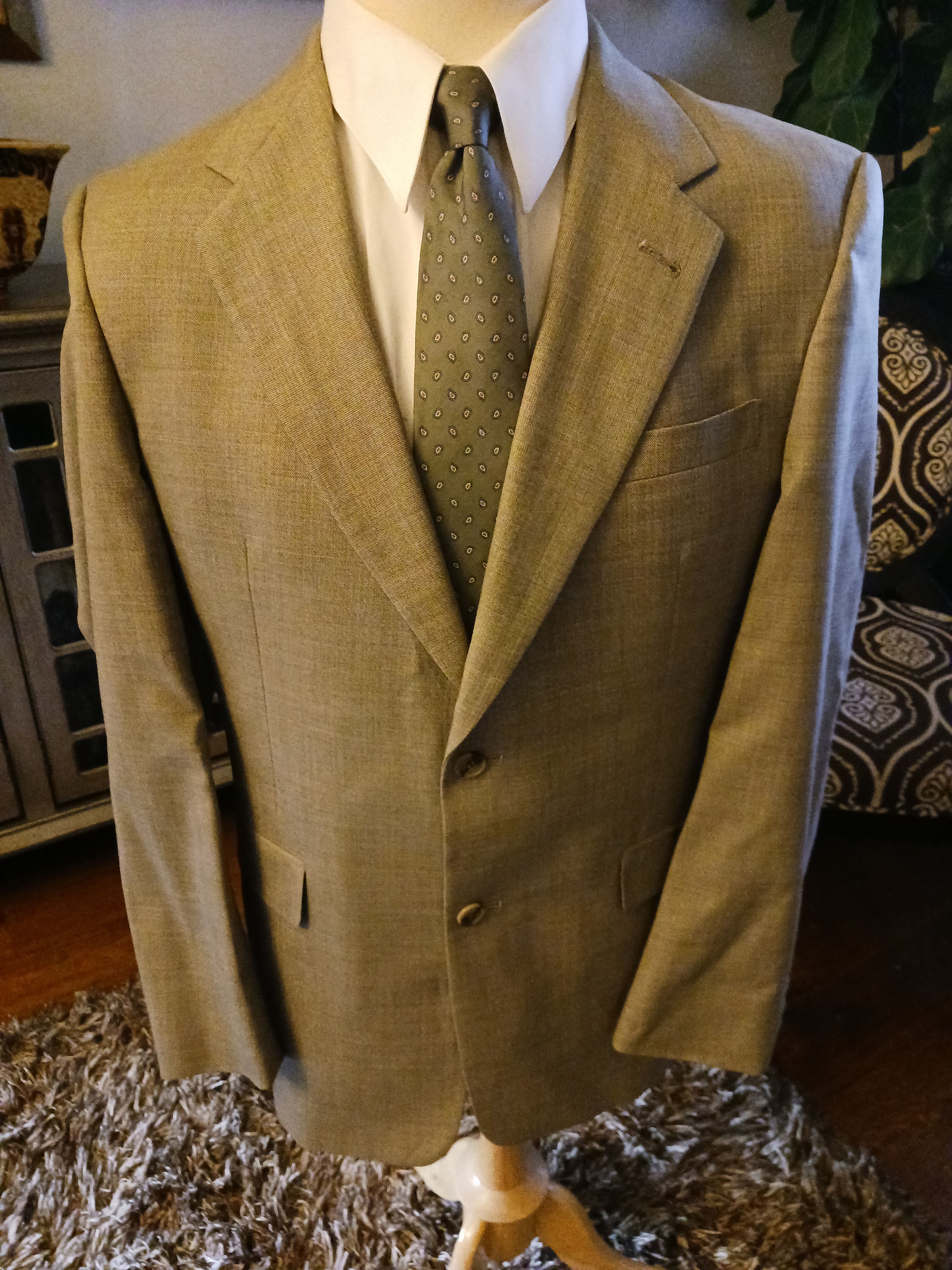 Austin Reed Vintage 90's Men's 100% Wool Suit Size 42R - 2 Thumbnail