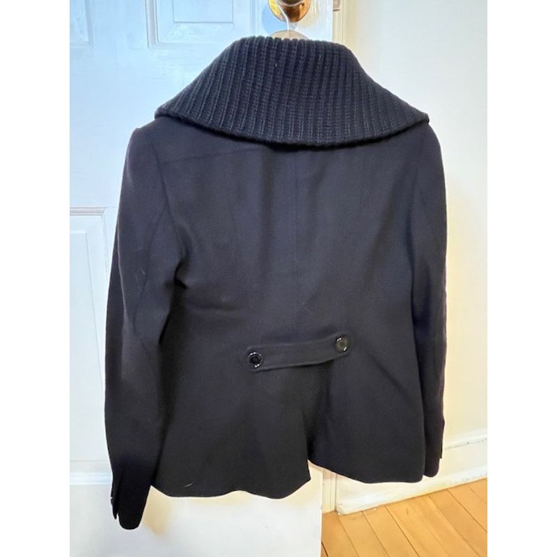Burberry Burberry Brit Short Wool Pea Coat - US 2 (Fitted) Size XS / US 0-2 / IT 36-38 - 4 Thumbnail