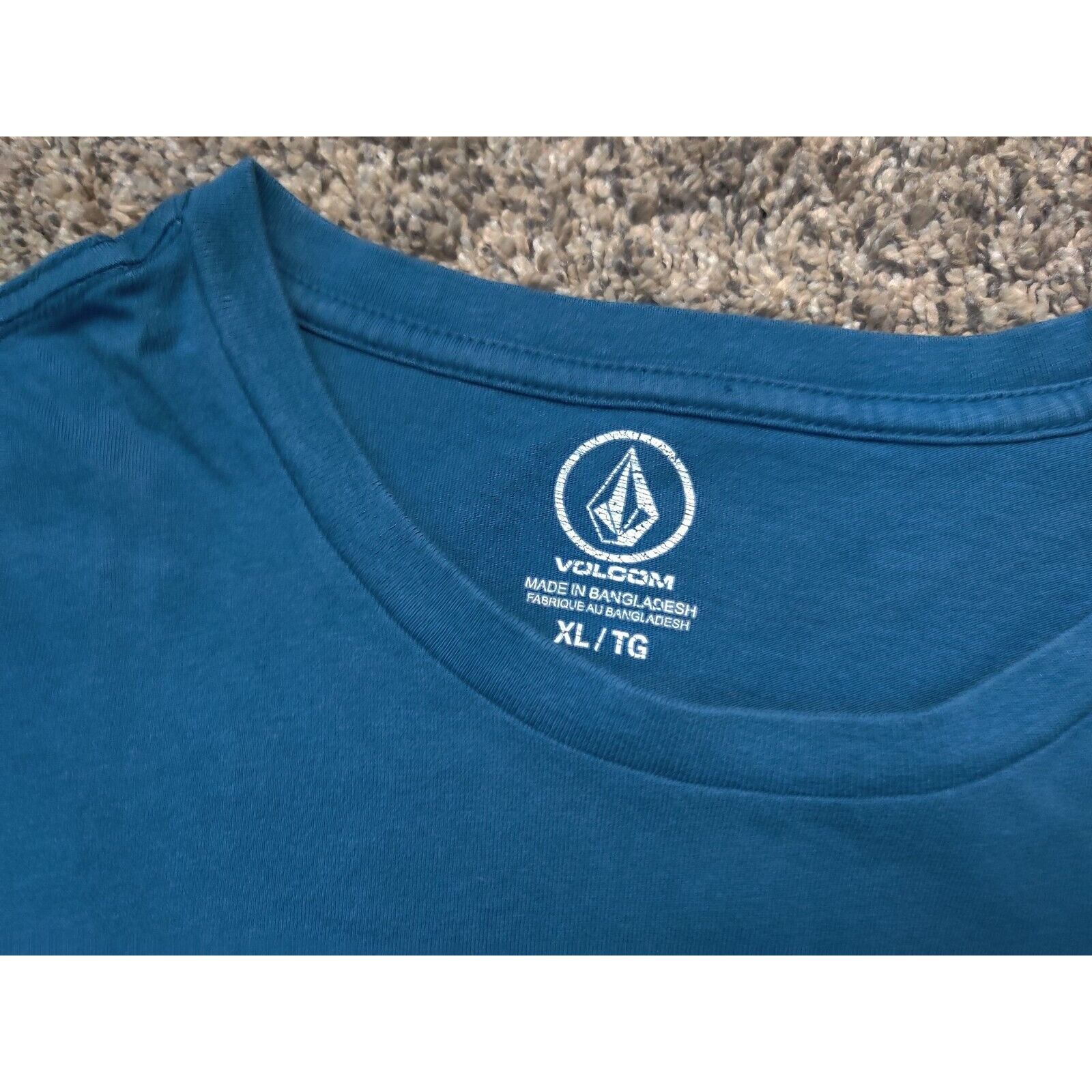 Volcom Volcom Shirt Adult Mens XL Blue Striped Embroidered Size US XL / EU 56 / 4 - 3 Thumbnail