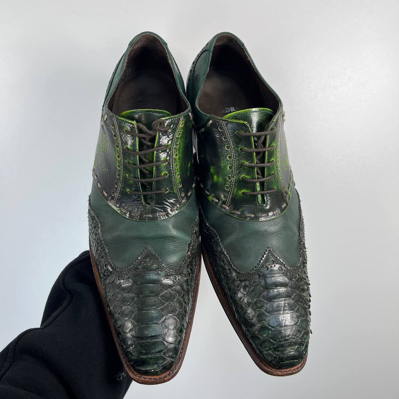 Other Andra Python Leather Oxford Dress Shoes Mens Size 44 Size US 11 / EU 44 - 2 Thumbnail
