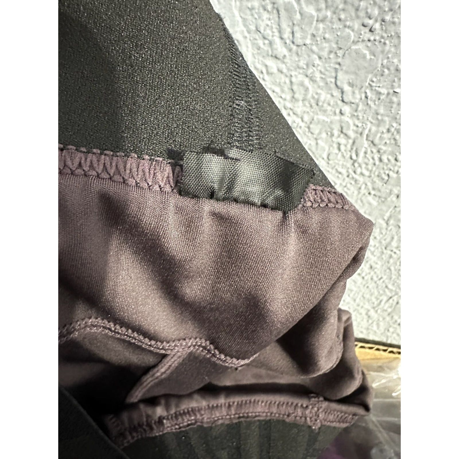 Vintage ALPHALETE Leggings Brown Logo Elastic Waist Side Pockets Size S Womens Ankle 28.5in Inseam Size 28" / US 6 / IT 42 - 6 Thumbnail