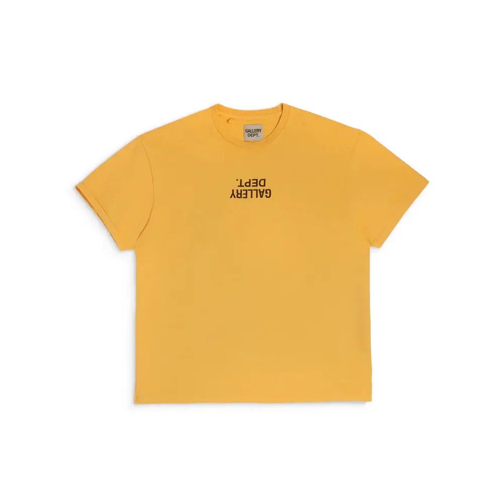 Gallery Dept. o1mle0825 Logo T-Shirt in Gold Yellow Size US M / EU 48-50 / 2 - 1 Thumbnail