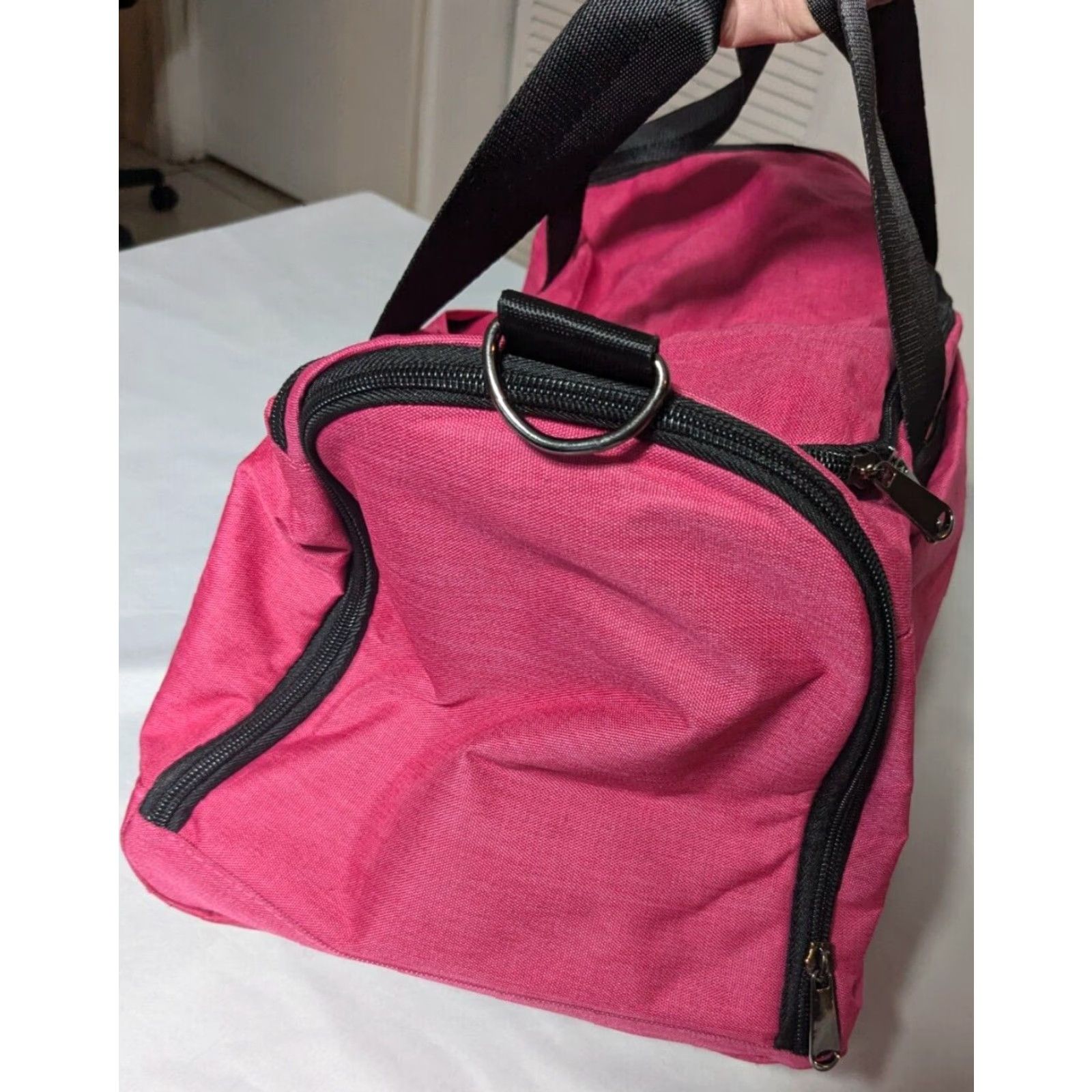 Pinko KEE SPENCE Women Pink Duffle Bag Large EUC Size ONE SIZE - 4 Thumbnail