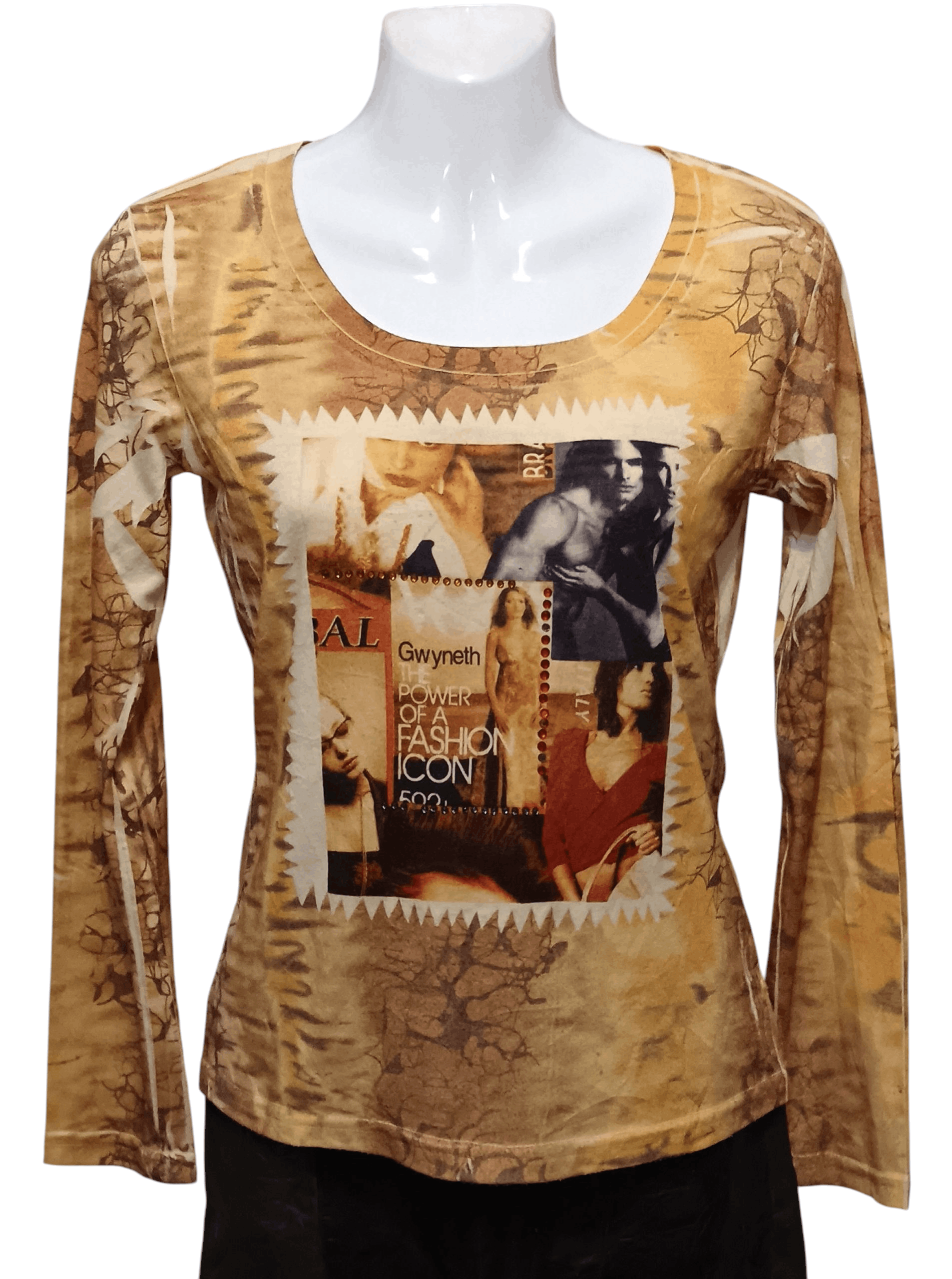 Japanese Brand JEUNE D AZUR GWYLNETH PALTROW MAGAZINE OVP SHIRT Size M / US 6-8 / IT 42-44 - 1 Thumbnail