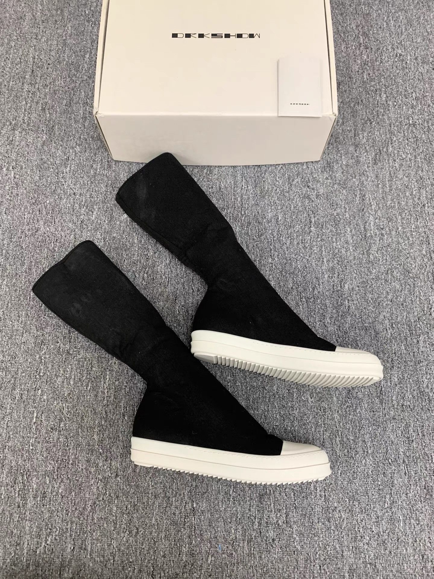 Rick Owens Rick Owens DRKSHDW Waxed Canvas God Boots K34 Size US 7 / EU 40 - 1 Thumbnail