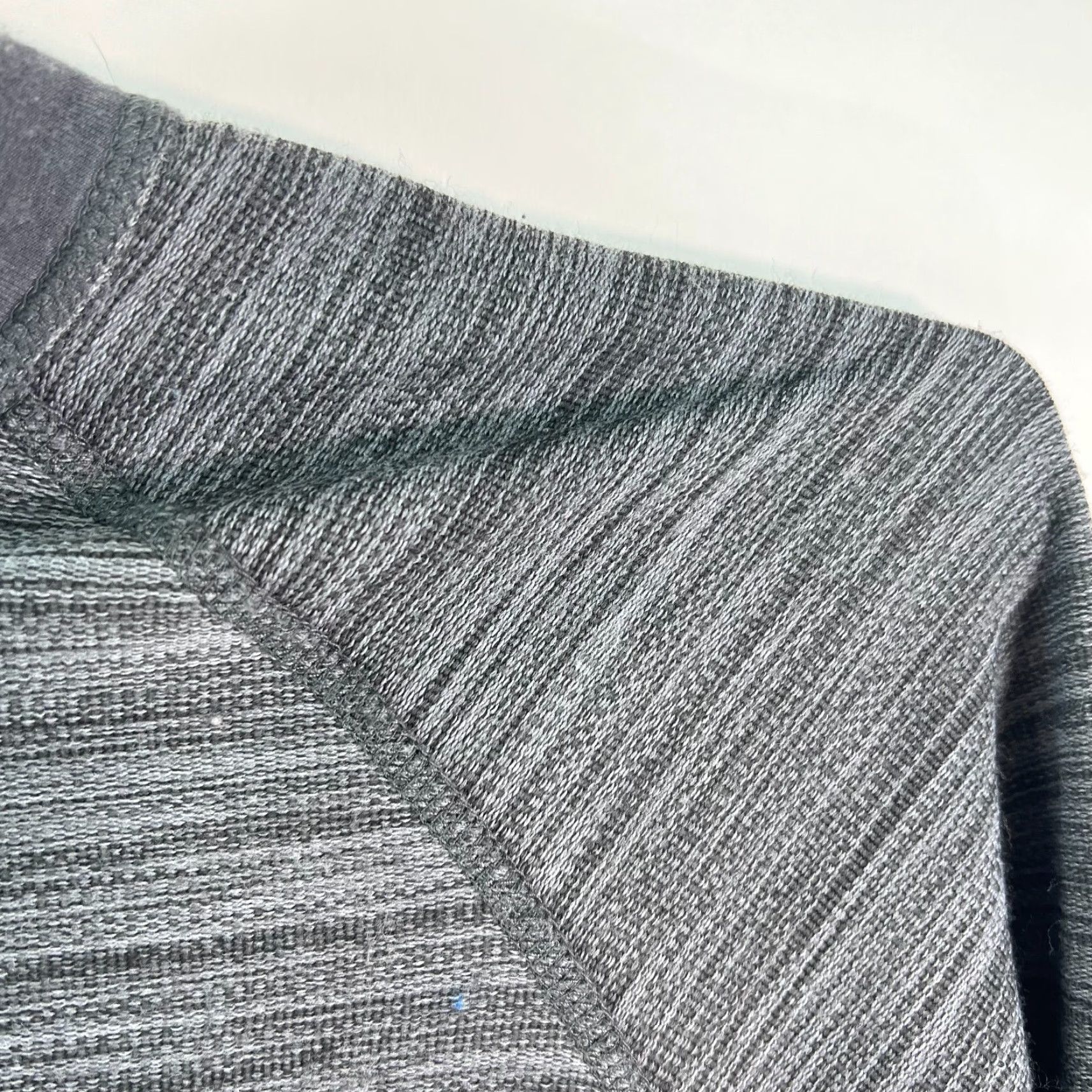 Vintage Womens Raglan Sleeves Crew Neck Back Slit Pullover Gray T Shirt Size 2X Size XXL / US 16-18 / IT 52-54 - 3 Thumbnail