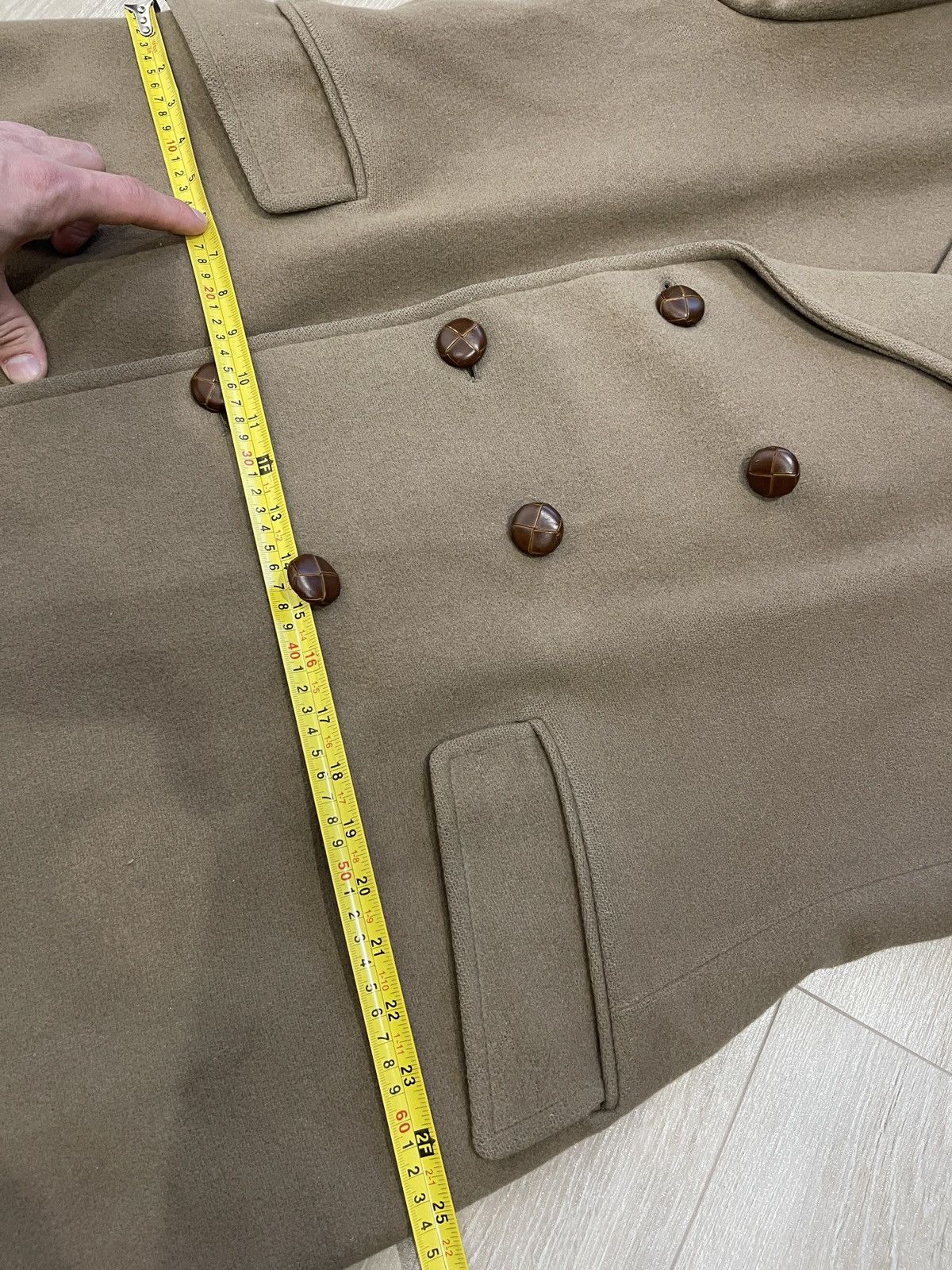 Vintage Vintage John Lewis Double Breasted Overcoat England Coat XL Size US XL / EU 56 / 4 - 16 Thumbnail