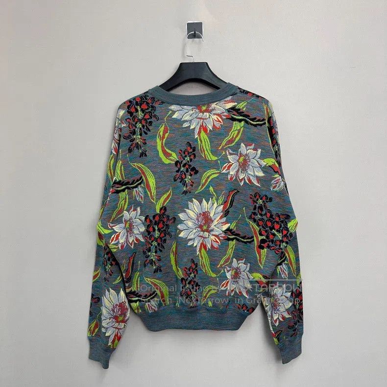 Louis Vuitton Louis Vuitton Show Floral Knit sweater Size US L / EU 52-54 / 3 - 2 Thumbnail