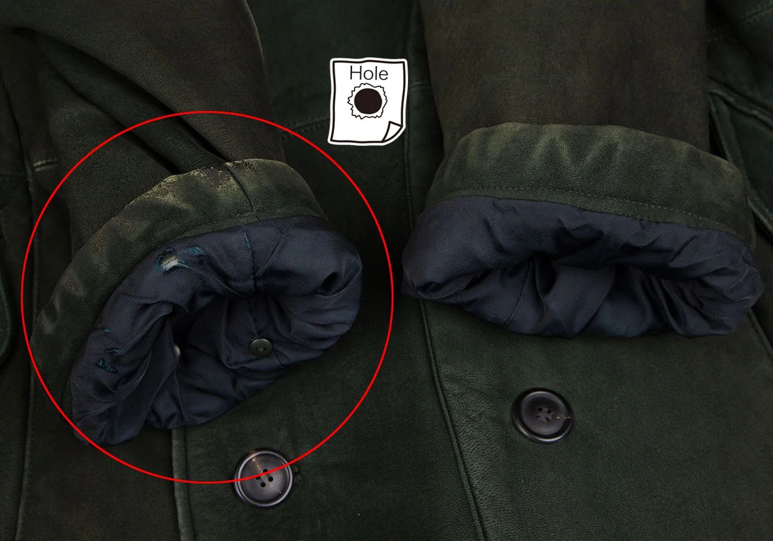 Issey Miyake Sheep Leather Coat in Dark Green Size M Size US M / EU 48-50 / 2 - 7 Thumbnail