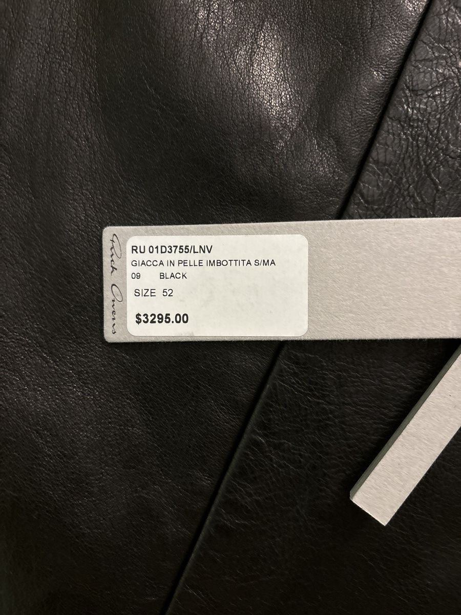 Rick Owens RICK OWENS SS24 LIDO LUXOR VEST IN BLACK VEG NAPPA LAMB Size US L / EU 52-54 / 3 - 5 Thumbnail
