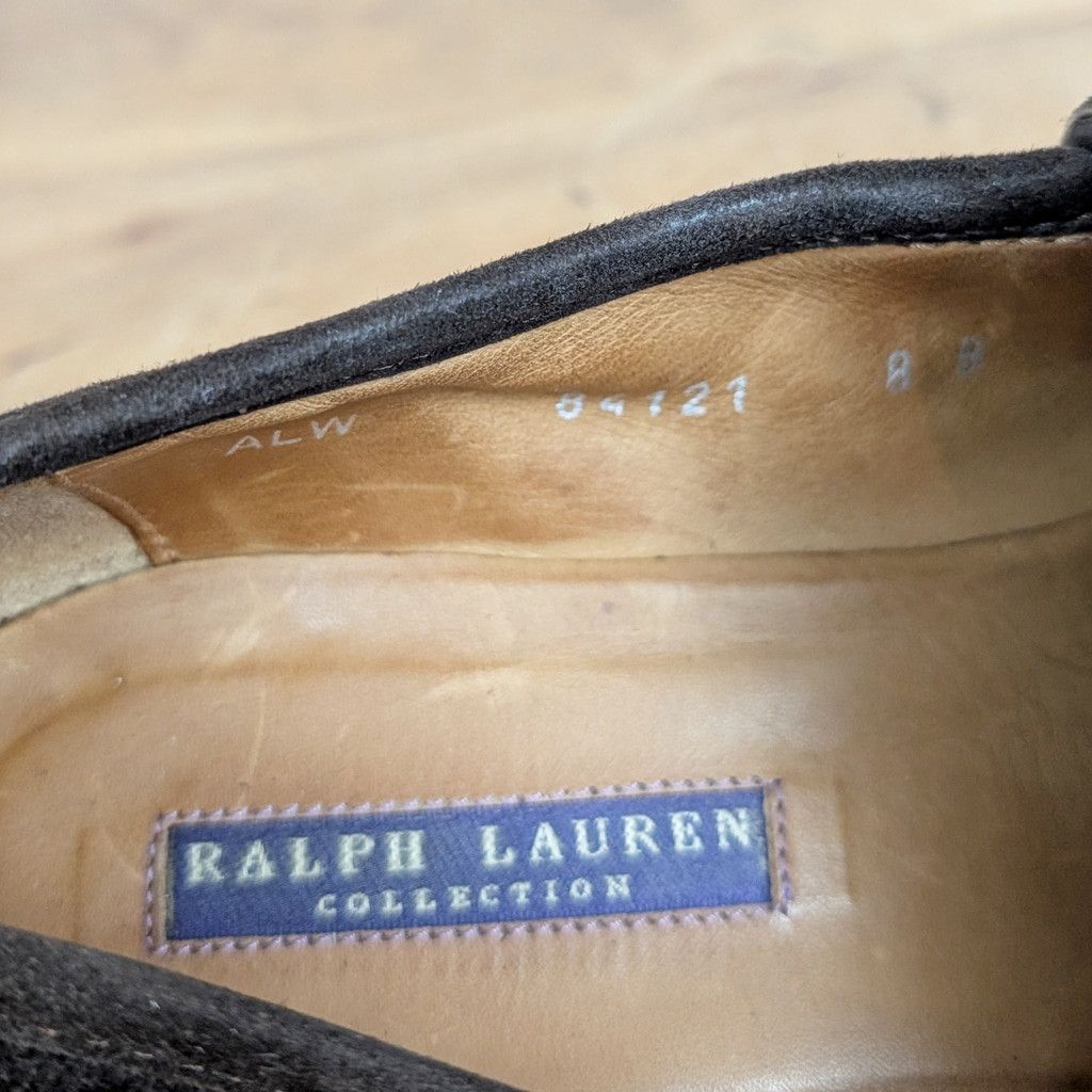 Ralph Lauren × Ralph Lauren Purple Label Ralph Lauren Collection Italian Made ladies' Suede Loafers 8 Size US 8 / IT 38 - 2 Thumbnail