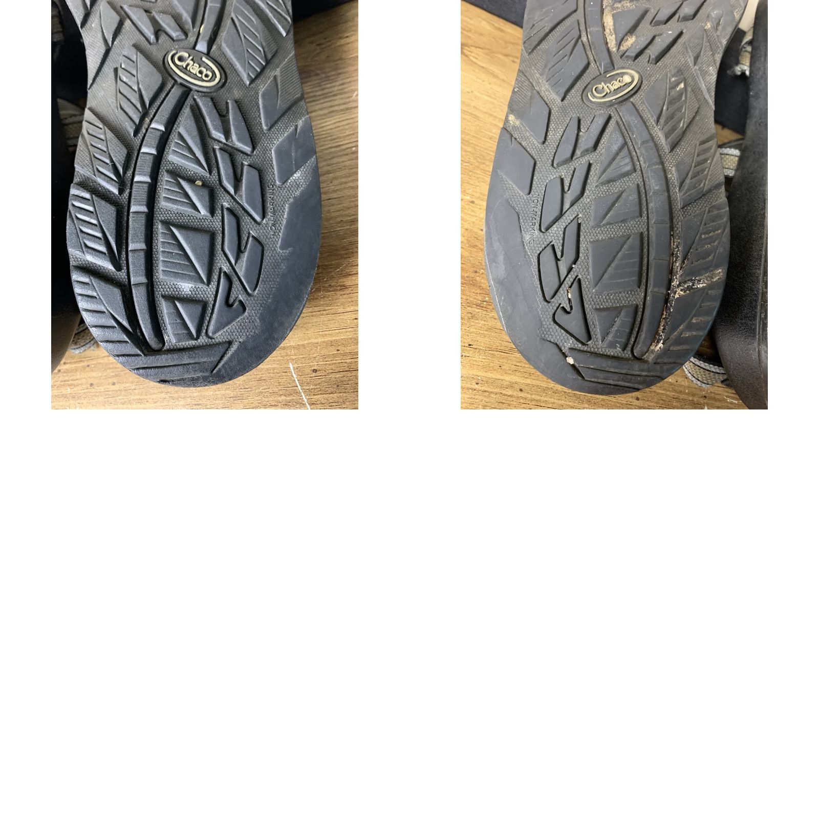 Chaco Chaco Sandals Men’s Size 9 Gray Slide Outdoor Beach Vacation USA Size ONE SIZE - 9 Thumbnail