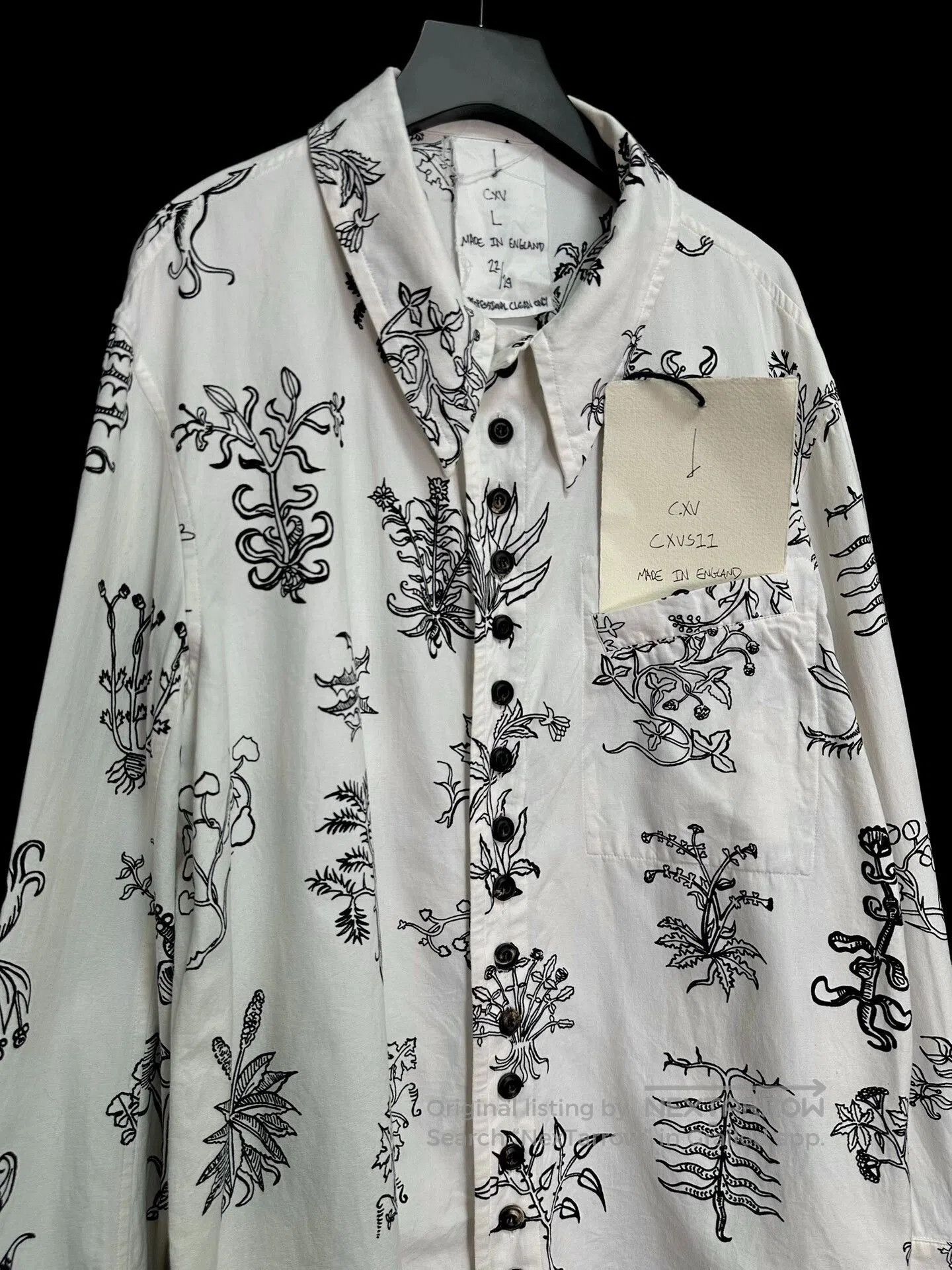 John Alexander Skelton John Alexander Skelton 24SS Plant Shirt. Size US L / EU 52-54 / 3 - 4 Thumbnail