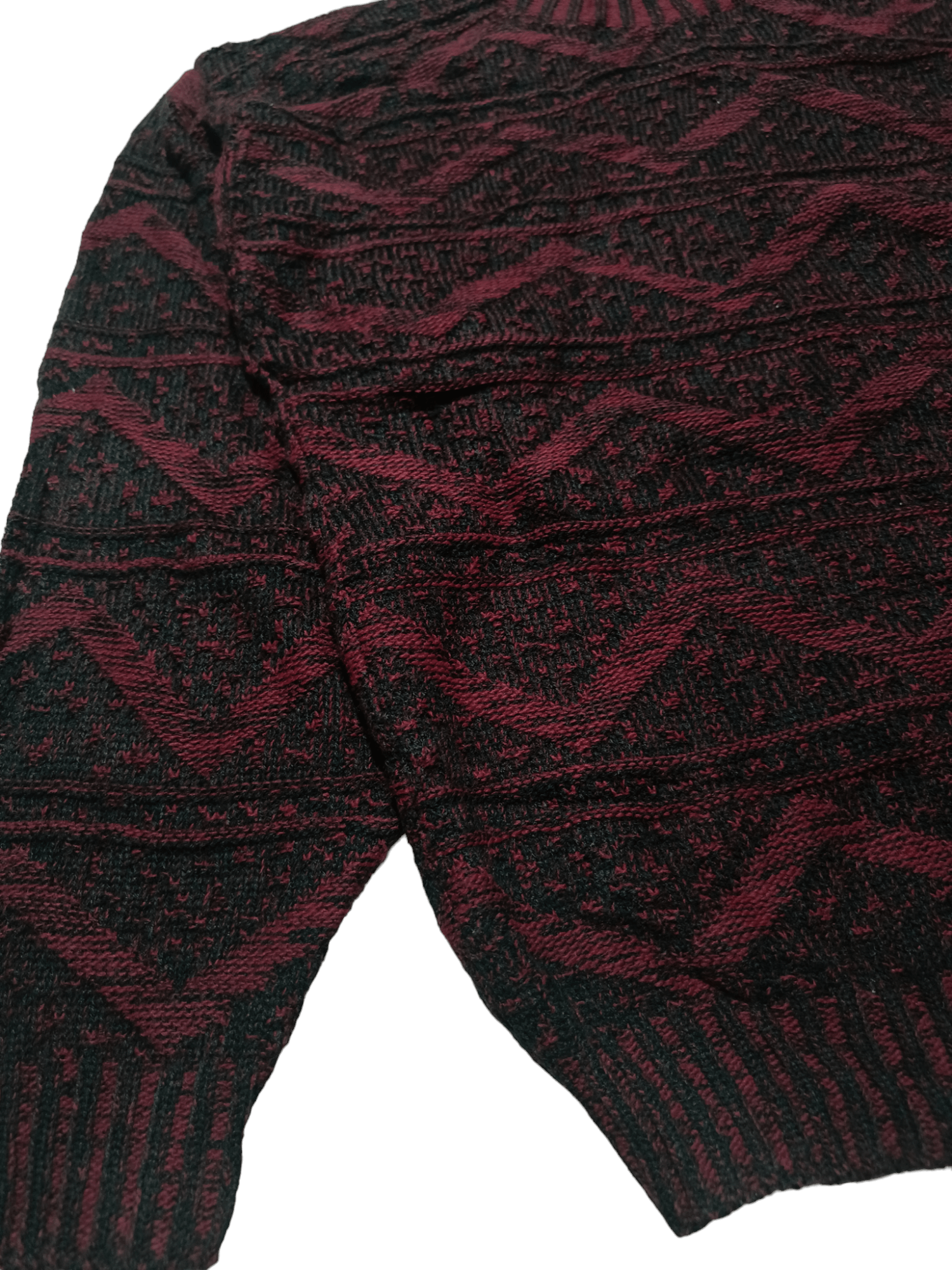 Other Vintage 90s POPLAR CLASSIC Ethnic Motifs Knit Sweater Size US L / EU 52-54 / 3 - 4 Thumbnail