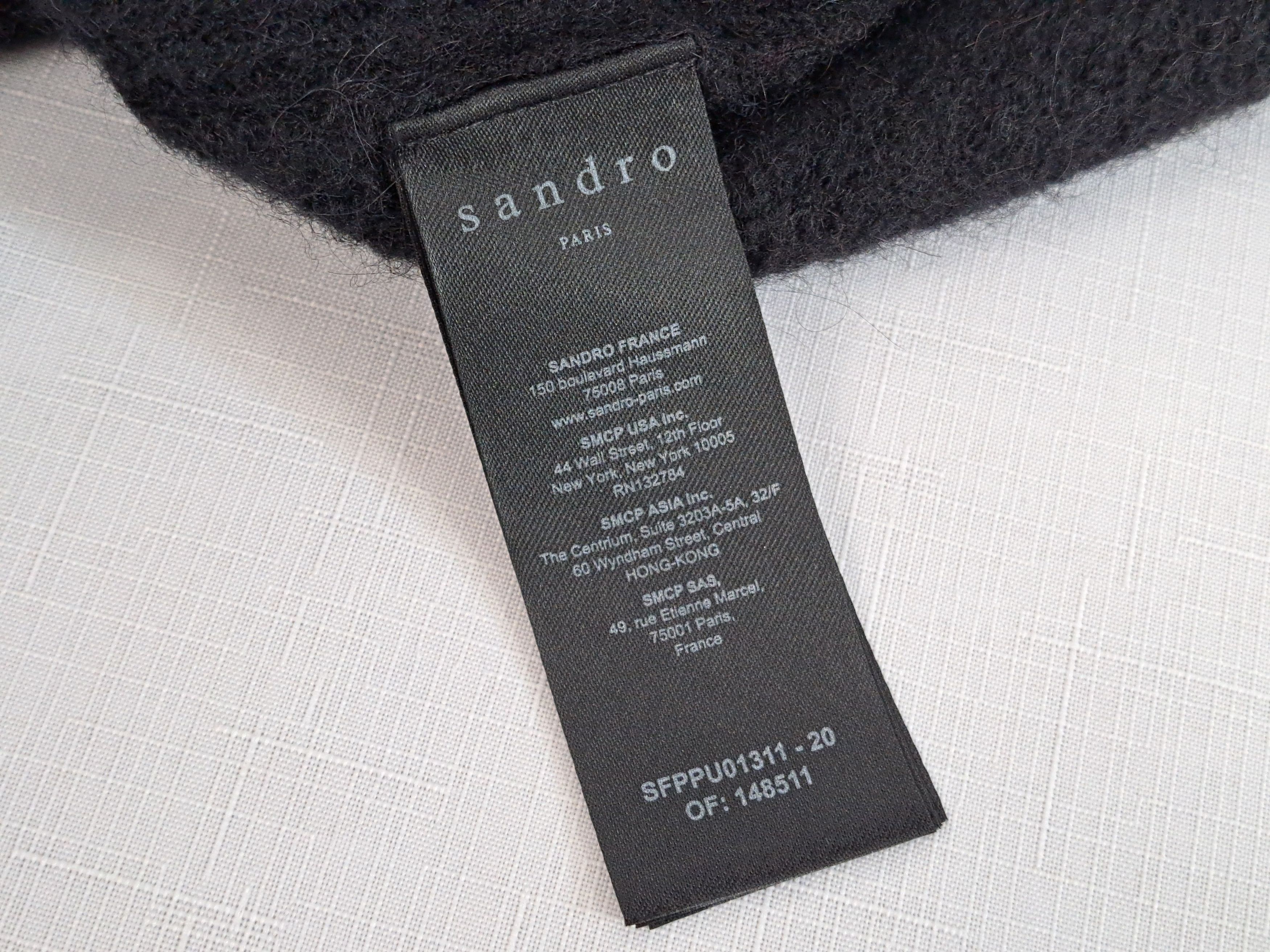 Sandro Sandro embroidered peppy baggy sleeve jumper. Size 2. Size S / US 4 / IT 40 - 12 Thumbnail