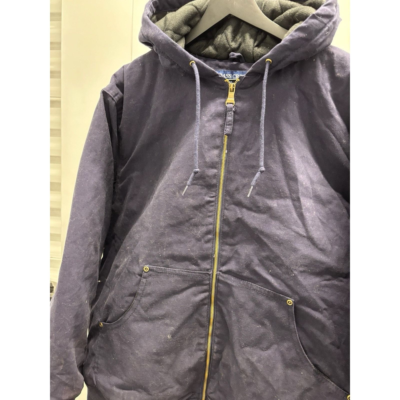 Carhartt Vintage Bass Creek Workwear Jacket Navy XL Carhartt Style Size US XL / EU 56 / 4 - 3 Thumbnail