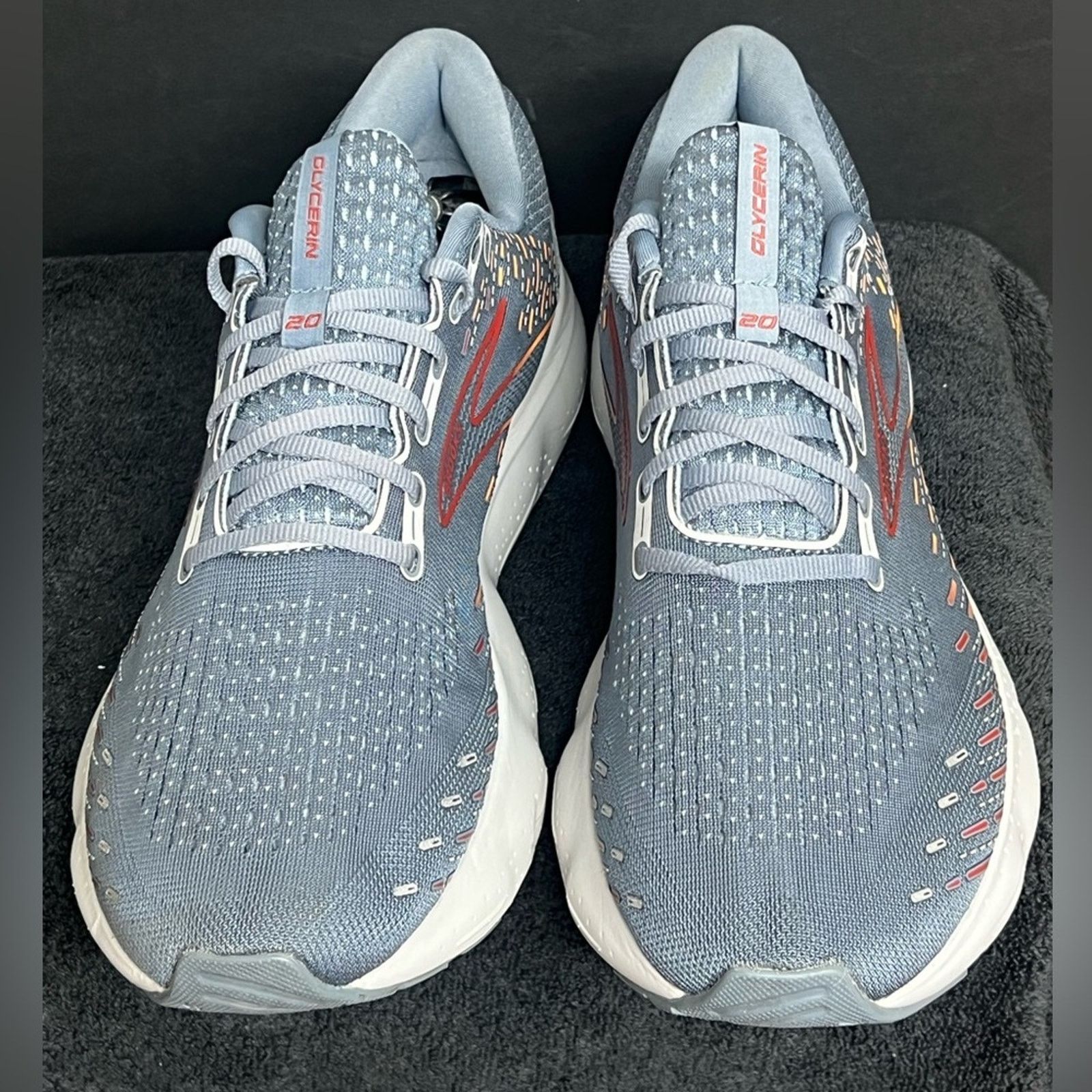 Brooks Brooks Glycerin GTS 20 Mens 13 Shoes Gray Running Sneaker Size US 13 / EU 46 - 6 Thumbnail