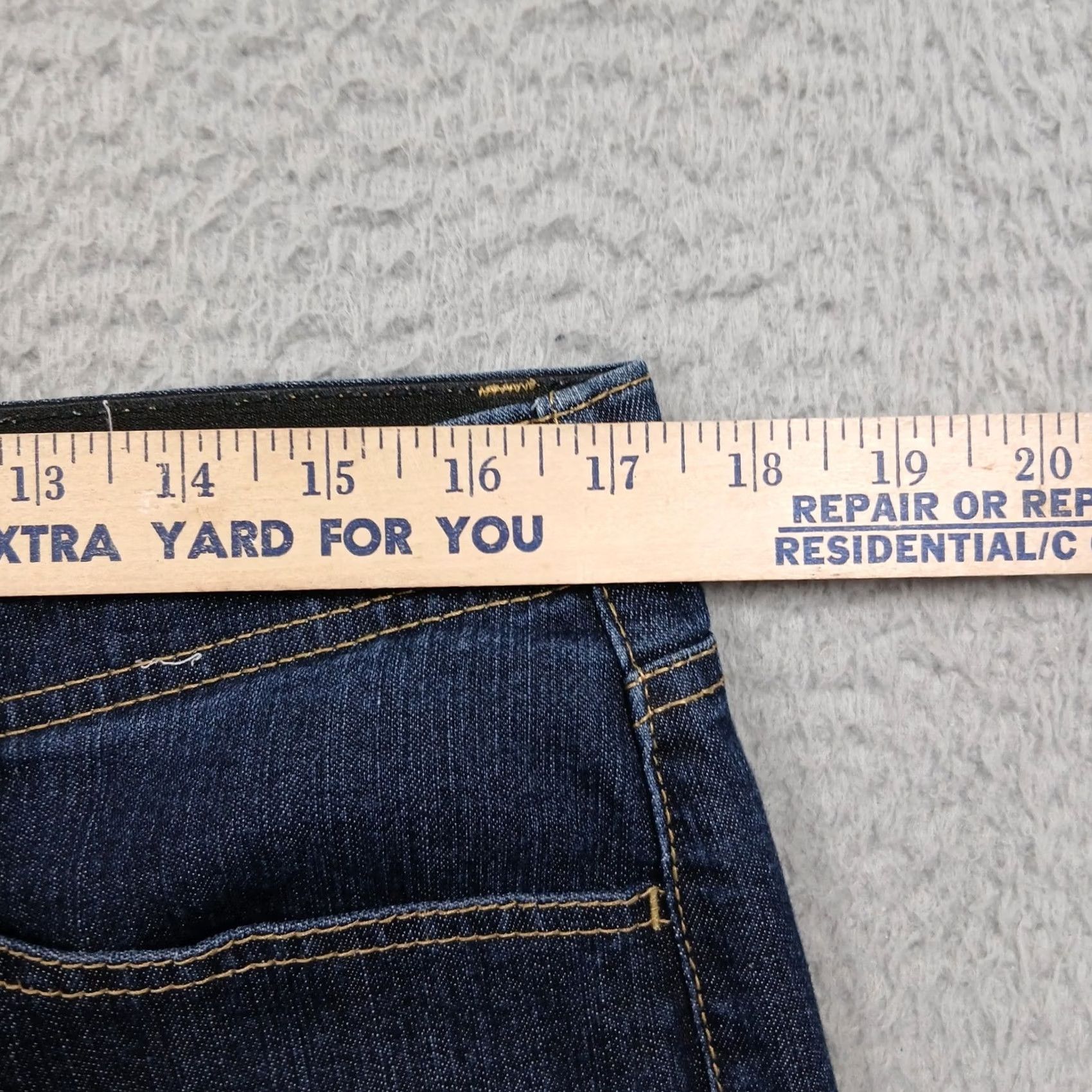 Gloria Vanderbilt Gloria Vanderbilt Stretch Waistband Denim Capri Jeans Womens 12 Dark Wash Size 34" / US 12 / IT 48 - 5 Thumbnail