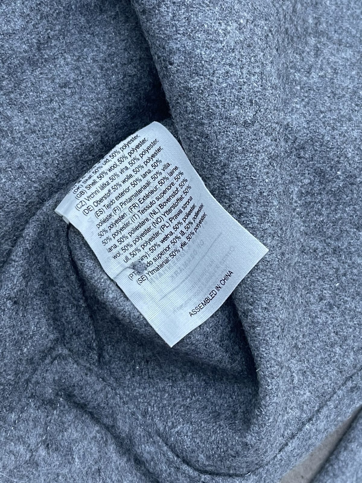 Han Kjobenhavn !DS! FW22 Han Kjobenhavn Wool Boxed Grey Overshirt Size US M / EU 48-50 / 2 - 23 Thumbnail