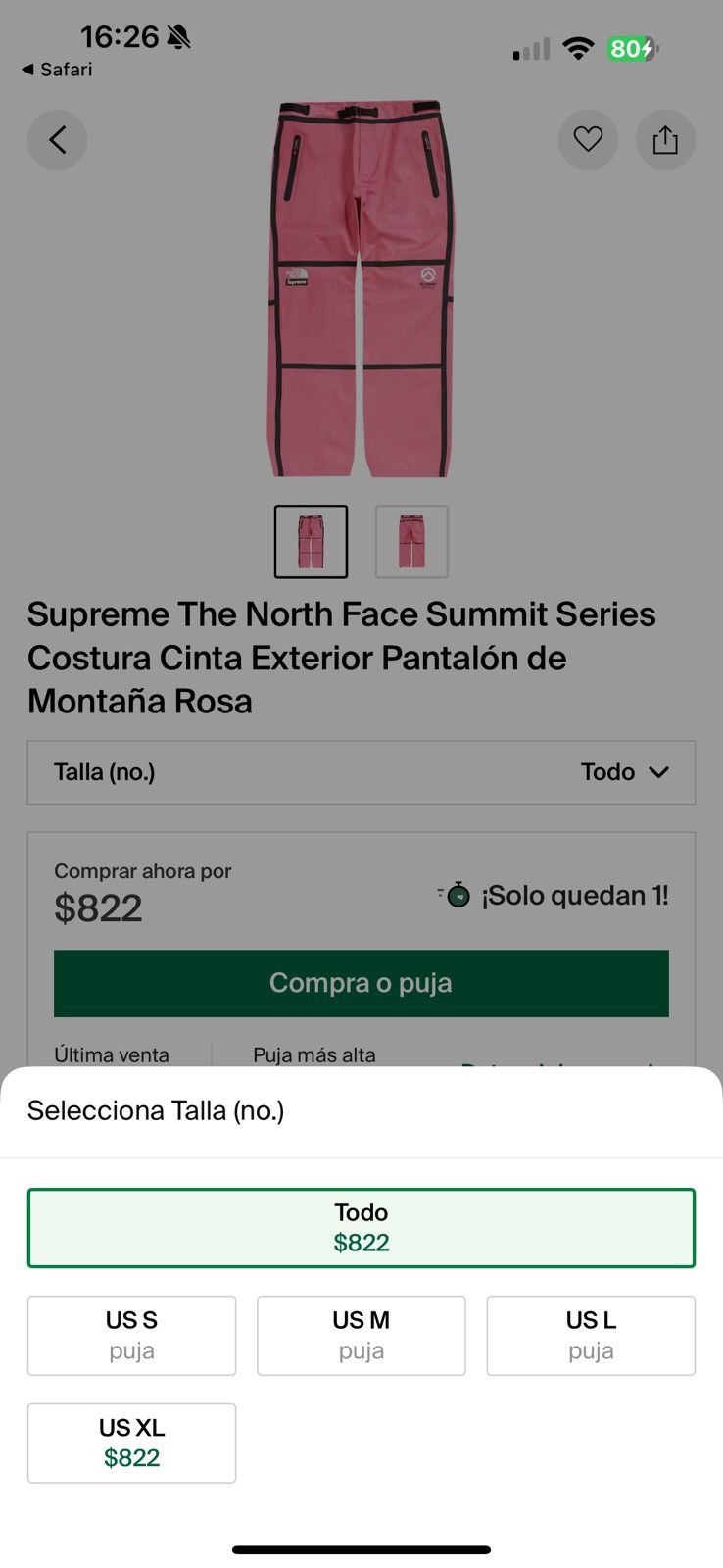 Supreme × The North Face Supreme x The North Face Ski Pants Size US 30 / EU 46 - 7 Thumbnail