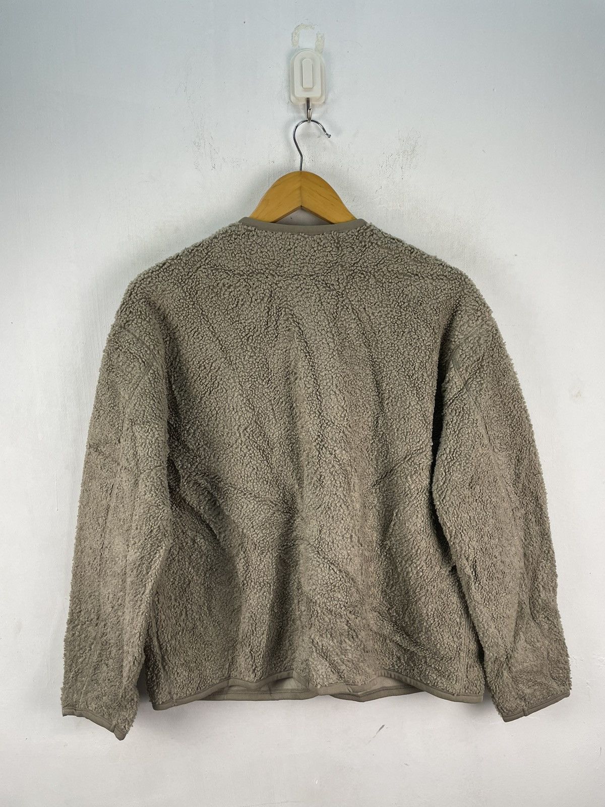 Japanese Brand × Uniqlo 🇯🇵 Uniqlo Cardigan Fleece Jacket Sweater Brown Nude Size XL / US 12-14 / IT 48-50 - 4 Thumbnail