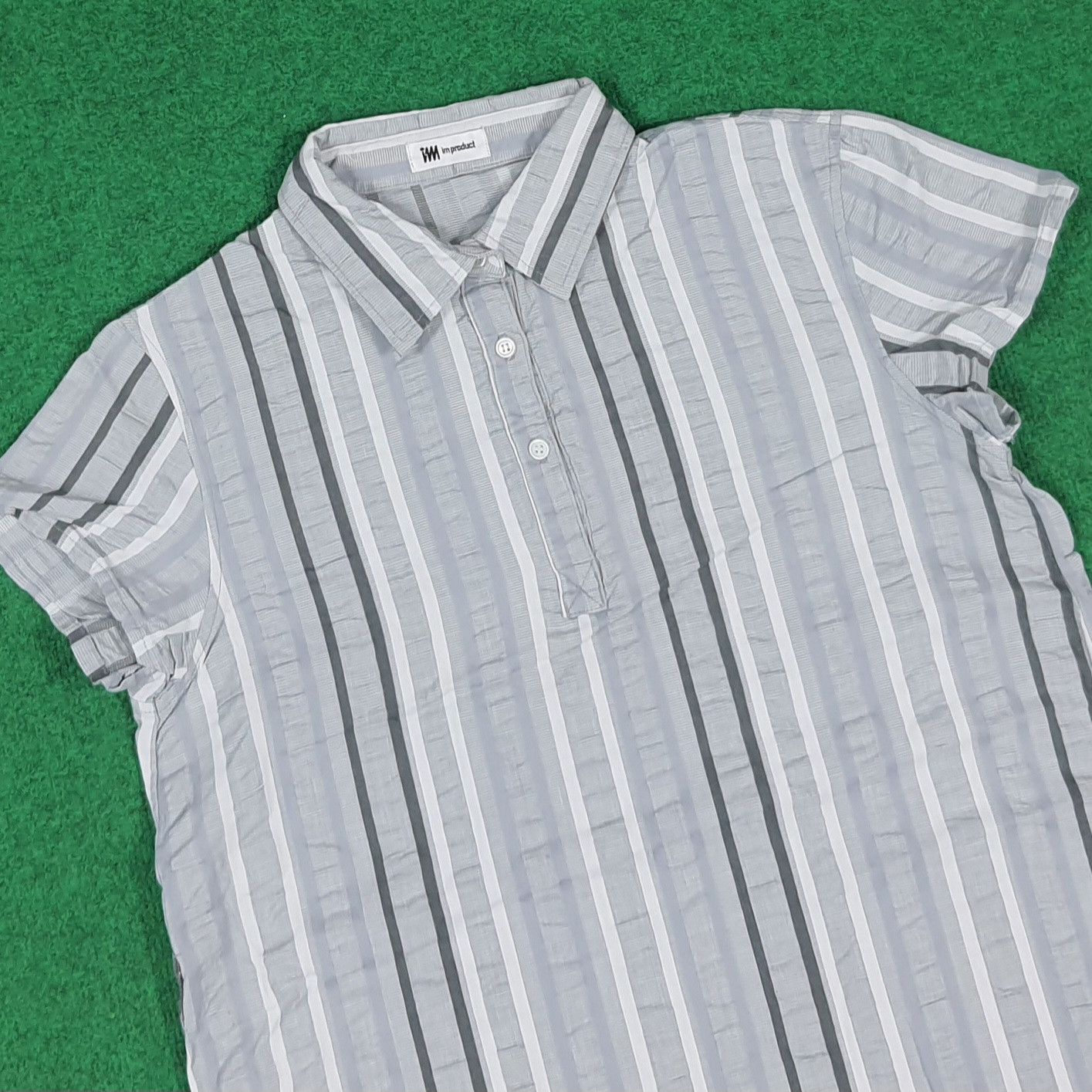Issey Miyake Vintage Issey Miyake Im Product Polo Dress Seersucker C294N1 Size M / US 6-8 / IT 42-44 - 2 Thumbnail