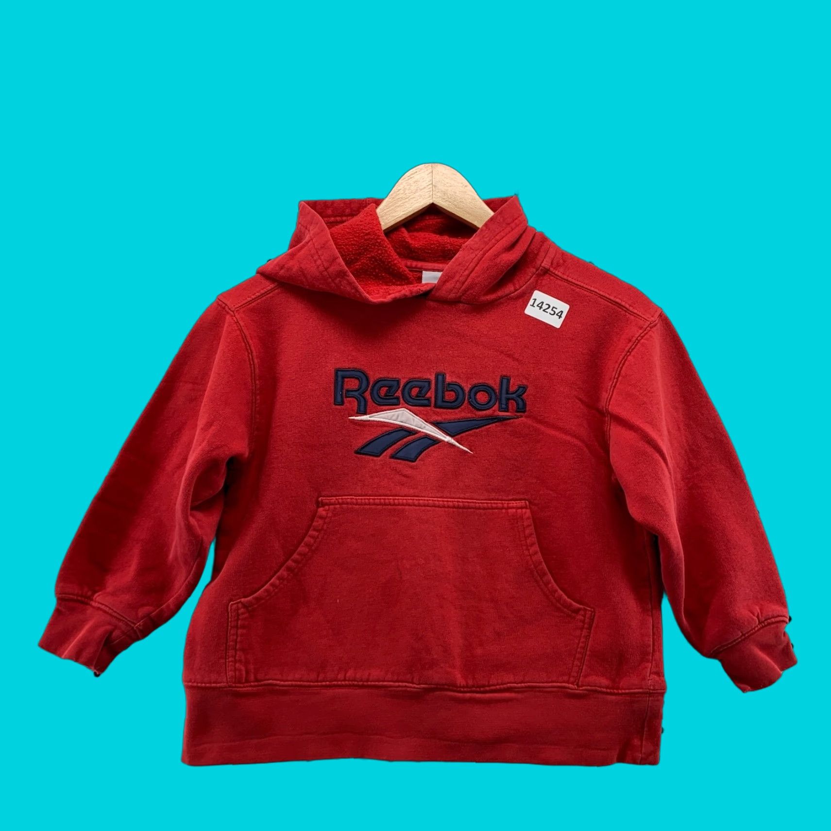 Reebok Reebok Hoodie Size Small Adult Red Long Sleeve Pullover Embroidered Logo Mens Size US S / EU 44-46 / 1 - 1 Thumbnail