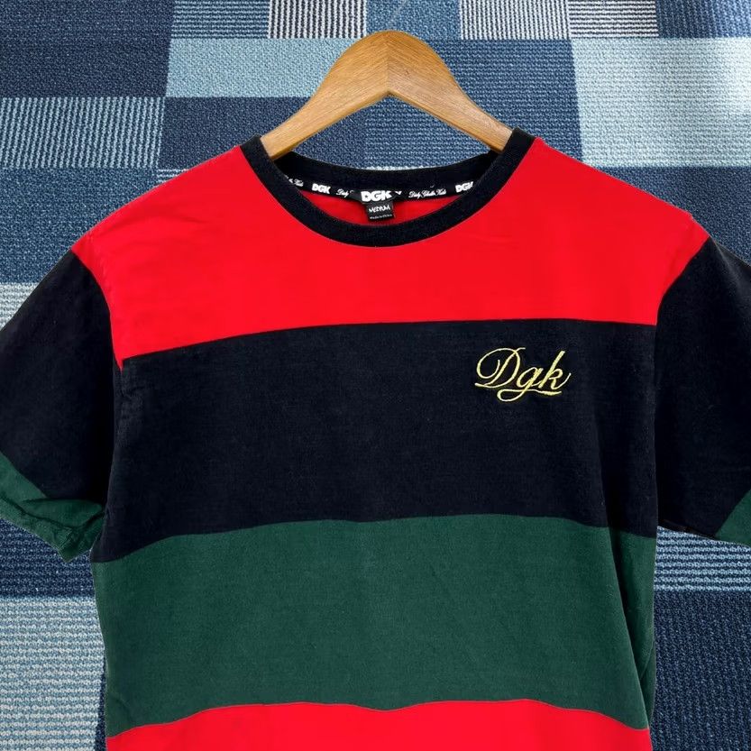 DGK DGK T-Shirt Men Multicolor Striped Short Sleeve Crew Neck M Size US M / EU 48-50 / 2 - 1 Thumbnail