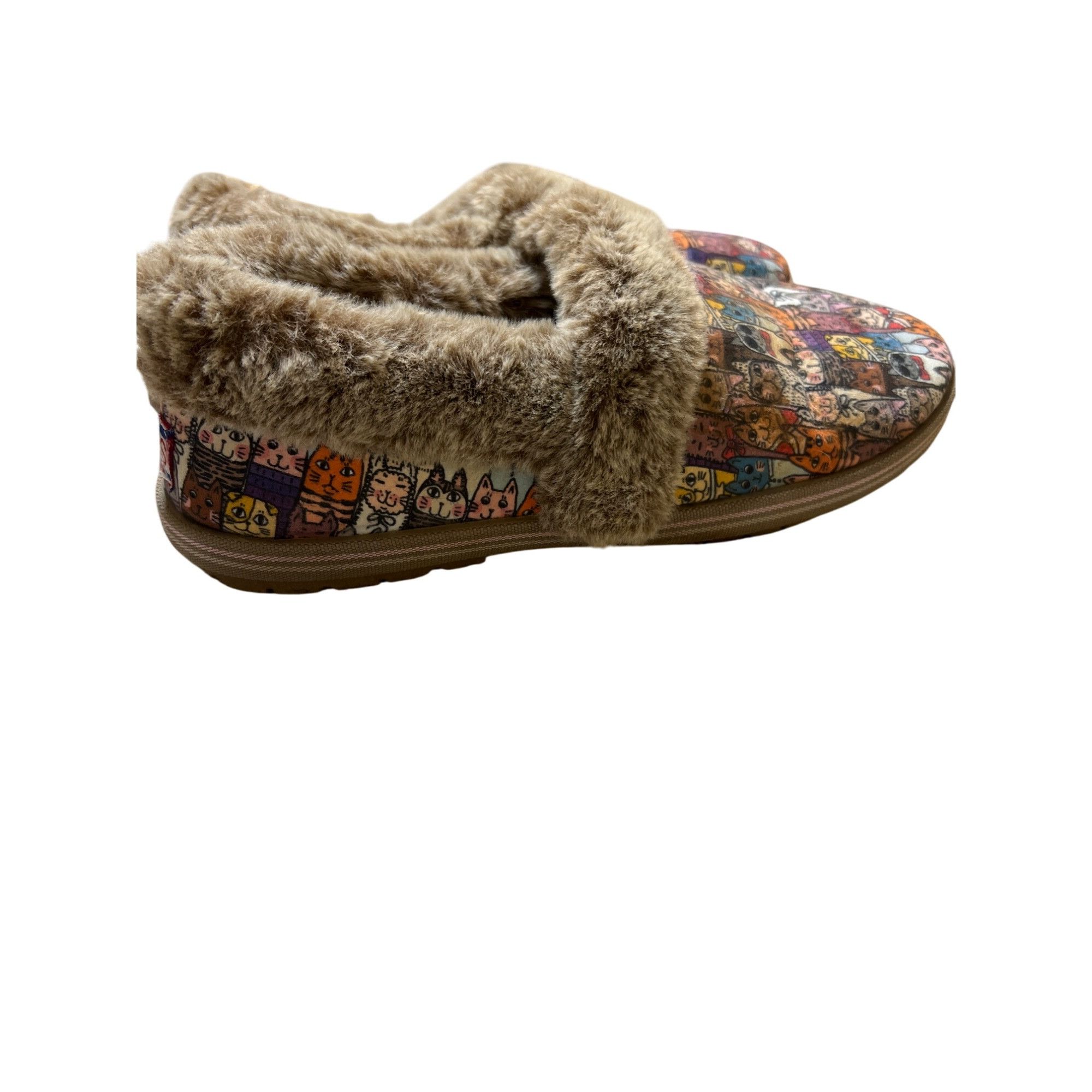 SKECHERS Bobs Skechers Faux Fur-Lined Chic Cat Shoes Too Cozy Slip On Size US 8 / IT 38 - 3 Thumbnail