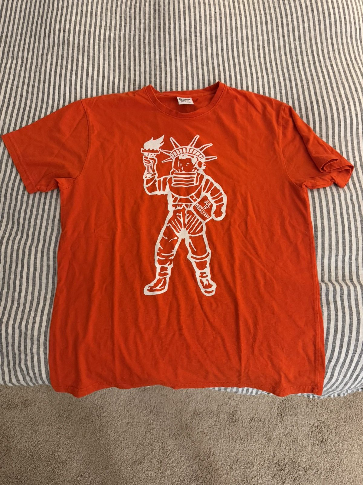 Billionaire Boys Club Red Billionaire Boys Club t-shirt statue of liberty Size US XL / EU 56 / 4 - 1 Thumbnail
