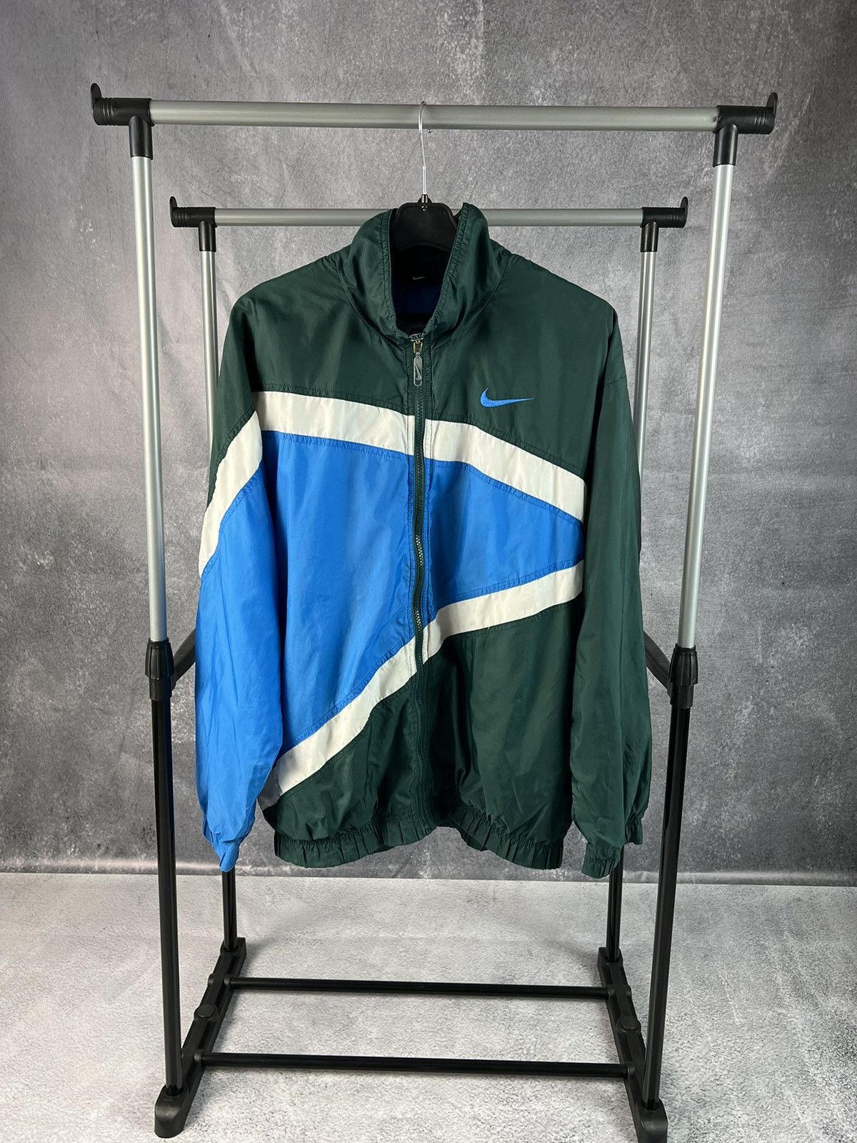 Nike × Vintage Vintage Nike big swoosh logo full zip Size US M / EU 48-50 / 2 - 1 Thumbnail