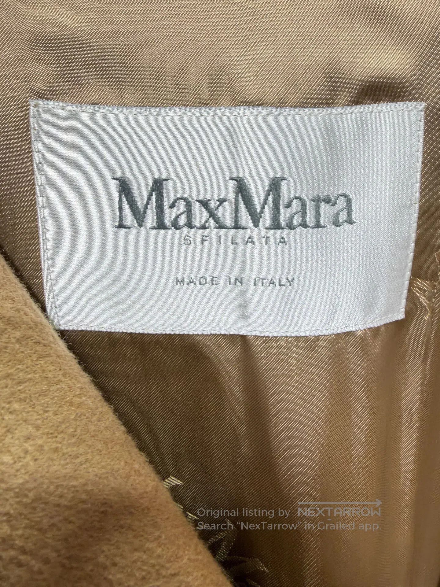 Max Mara Maxmara Camel Double-Breasted Wool Coat. Size M / US 6-8 / IT 42-44 - 6 Thumbnail