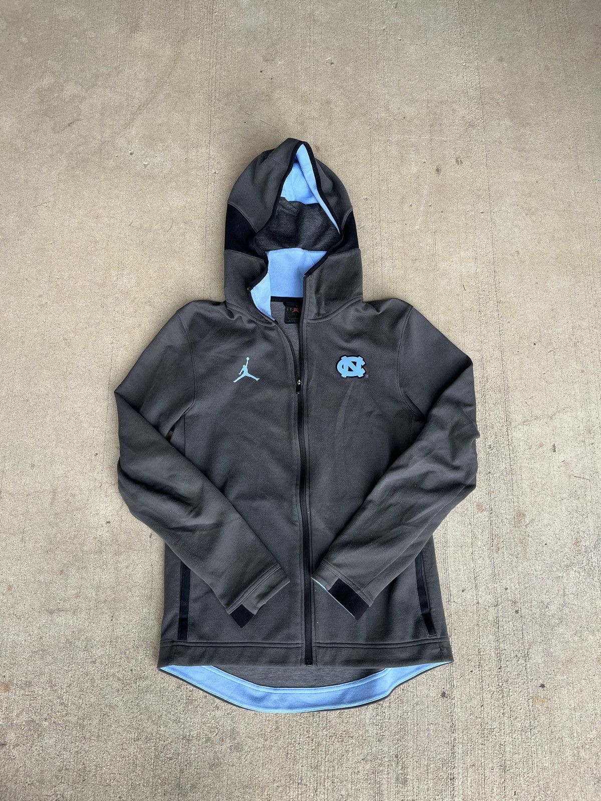 Nike UNC Jordan Zip Up Hoodie Grailed