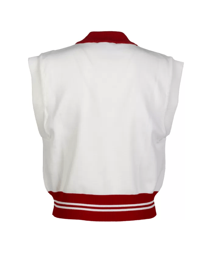 AUTRY o1y0725 Crewneck Sweater in White/Red Size M / US 6-8 / IT 42-44 - 5 Thumbnail
