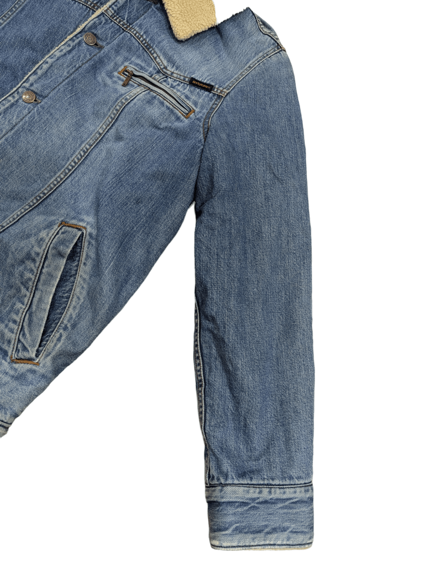 Hysteric Glamour Hysteric Glamour Kinky Jeans Denim Sherpa Jacket Size L / US 10 / IT 46 - 3 Thumbnail