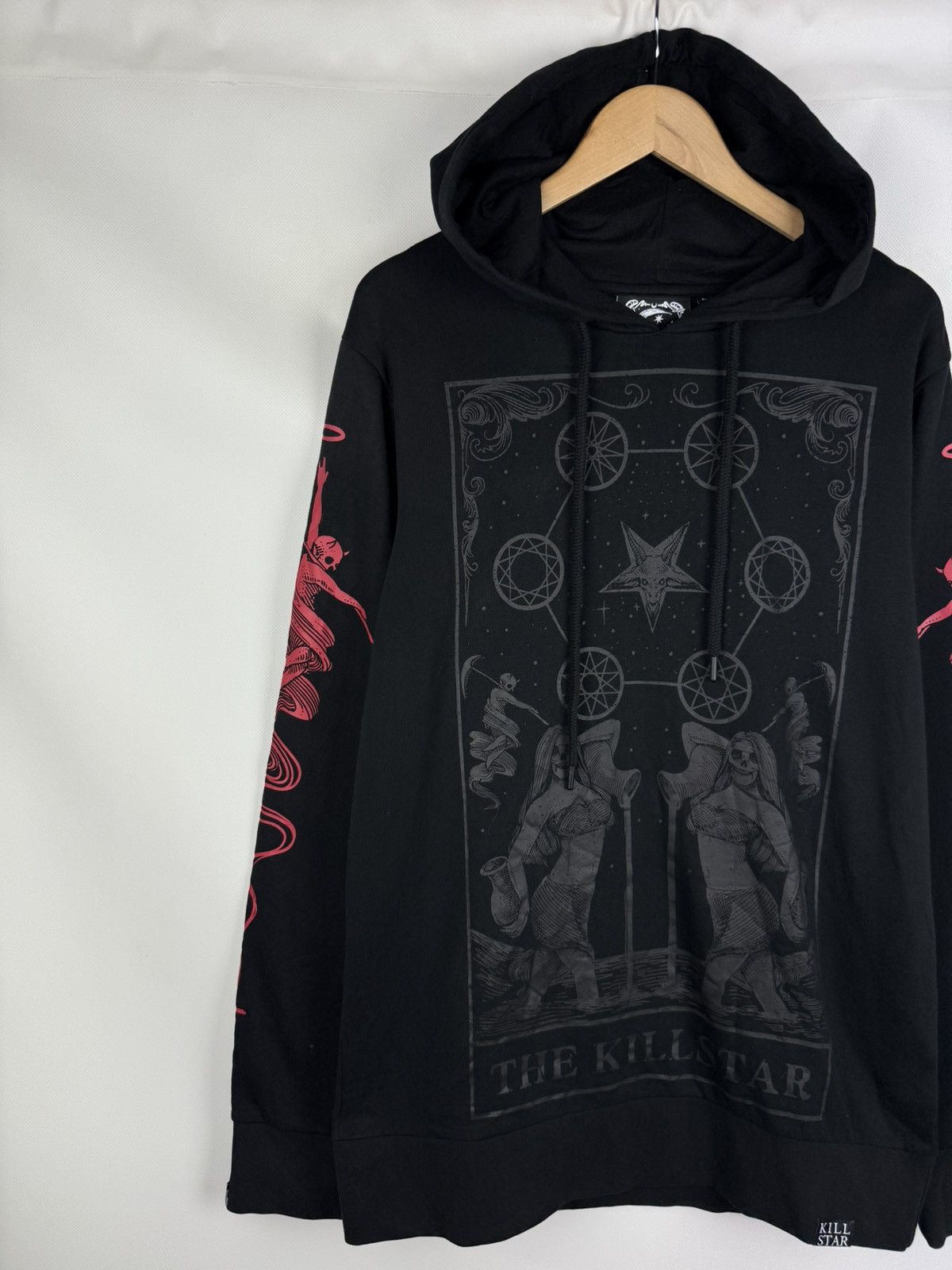 Killstar Killstar Men’s Gothic Big Logo Hoodie Pullover Size L Size US L / EU 52-54 / 3 - 2 Thumbnail