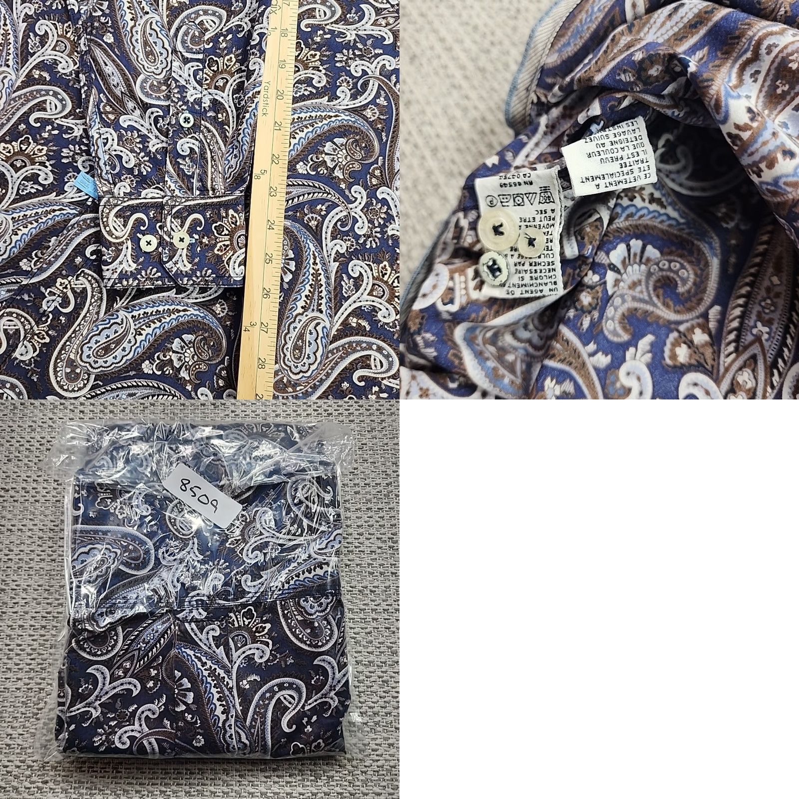 Tommy Bahama Tommy Bahama Shirt Mens Large Paisley Button Up Shirt Casual Beach Deco Size US L / EU 52-54 / 3 - 9 Thumbnail