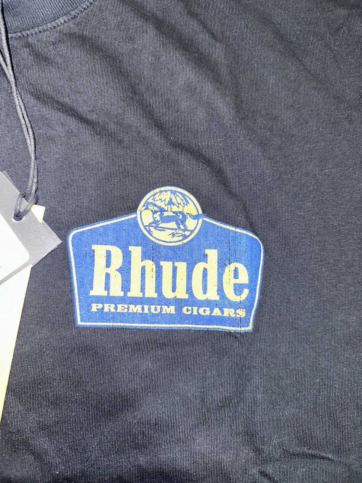 Rhude Rhude Grand Cru Black Tee Size US S / EU 44-46 / 1 - 2 Thumbnail
