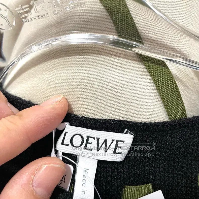 Loewe Loewe Black Wool Knit Fringe Sweater, 100% Wool Size XS / US 0-2 / IT 36-38 - 4 Thumbnail