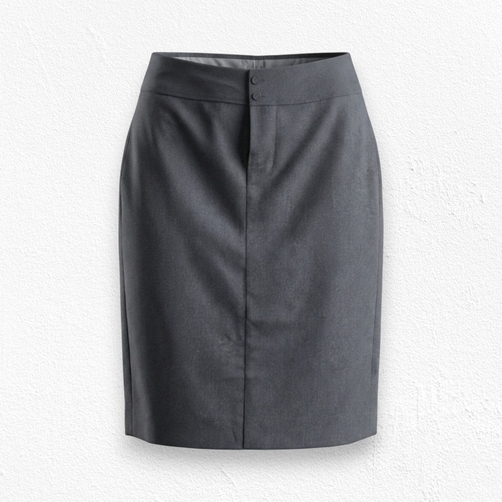 J.Crew J Crew Wool Pencil Skirt Size 8 Charcoal NWT Size 30" / US 8 / IT 44 - 1 Thumbnail