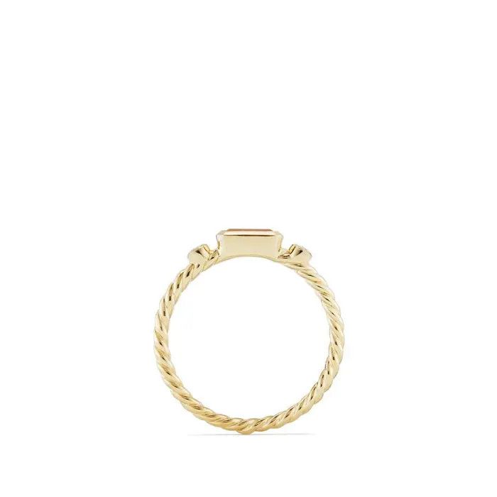 David Yurman o1w1db11025 R13715D / Size 9 / Stack Ring in Golden Size ONE SIZE - 3 Thumbnail
