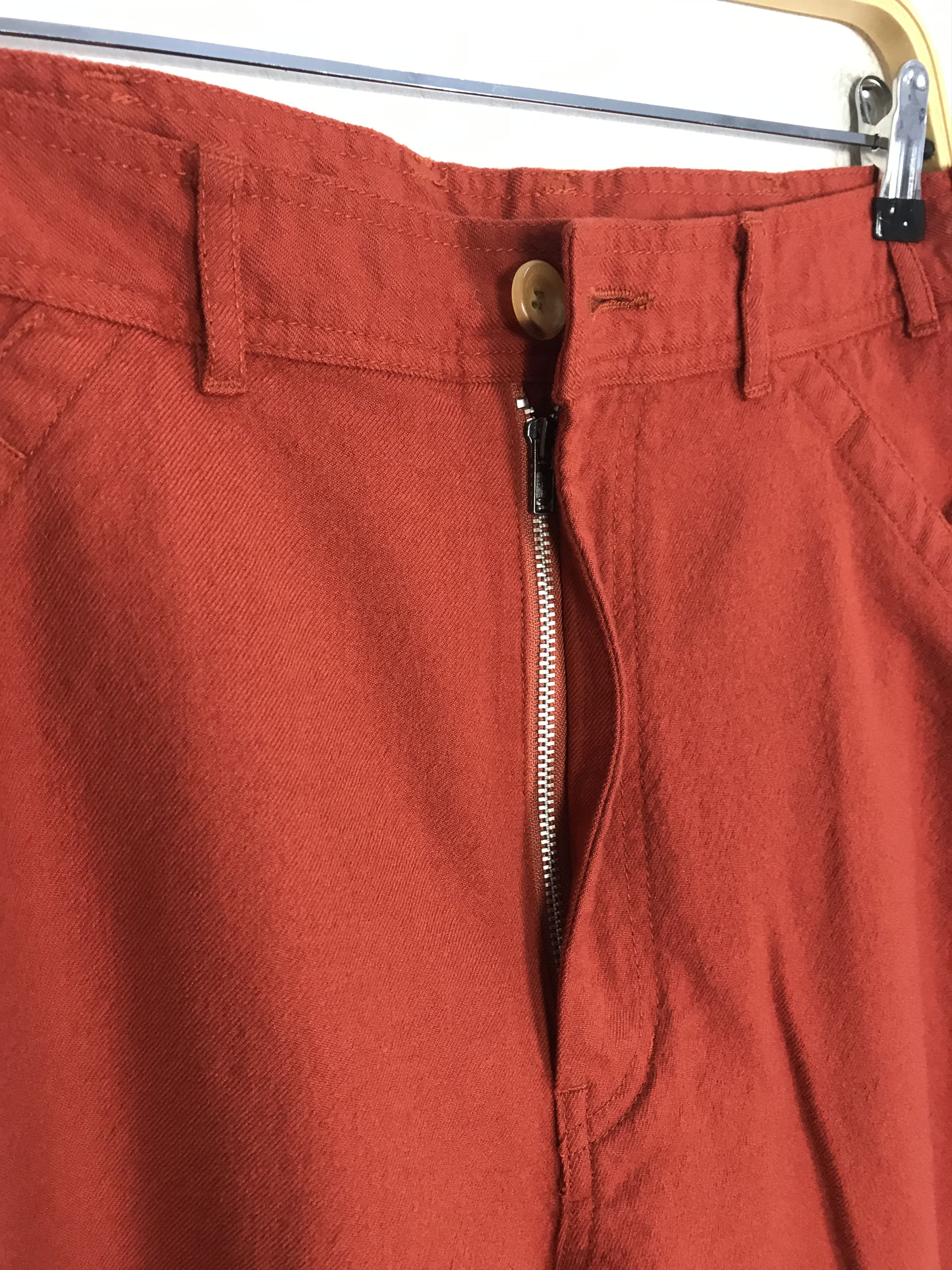 Comme des Garcons × Japanese Brand Comme Des Garcon Homme Plus Red Slack Pant Trouser Size US 30 / EU 46 - 5 Thumbnail