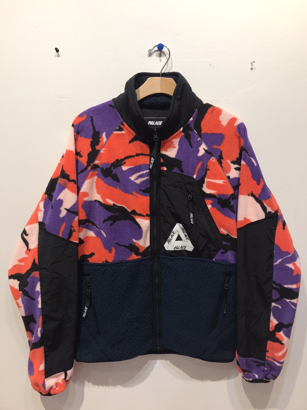 Palace 2018 palace camo polartec fleece zip sweater sweatshirt Size US M / EU 48-50 / 2 - 1 Thumbnail